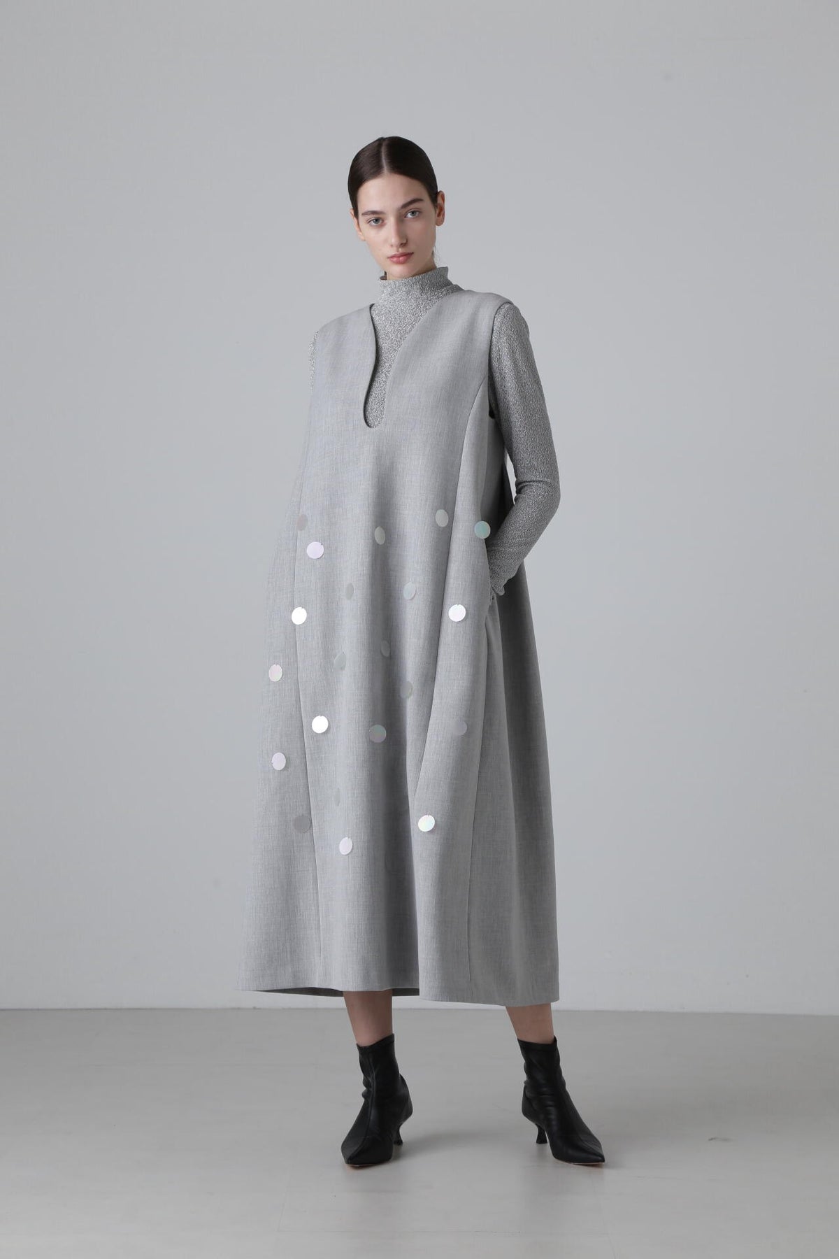 アドーア ADORE 24AW トリアセダブルクロスブラウス ノースリーブ  