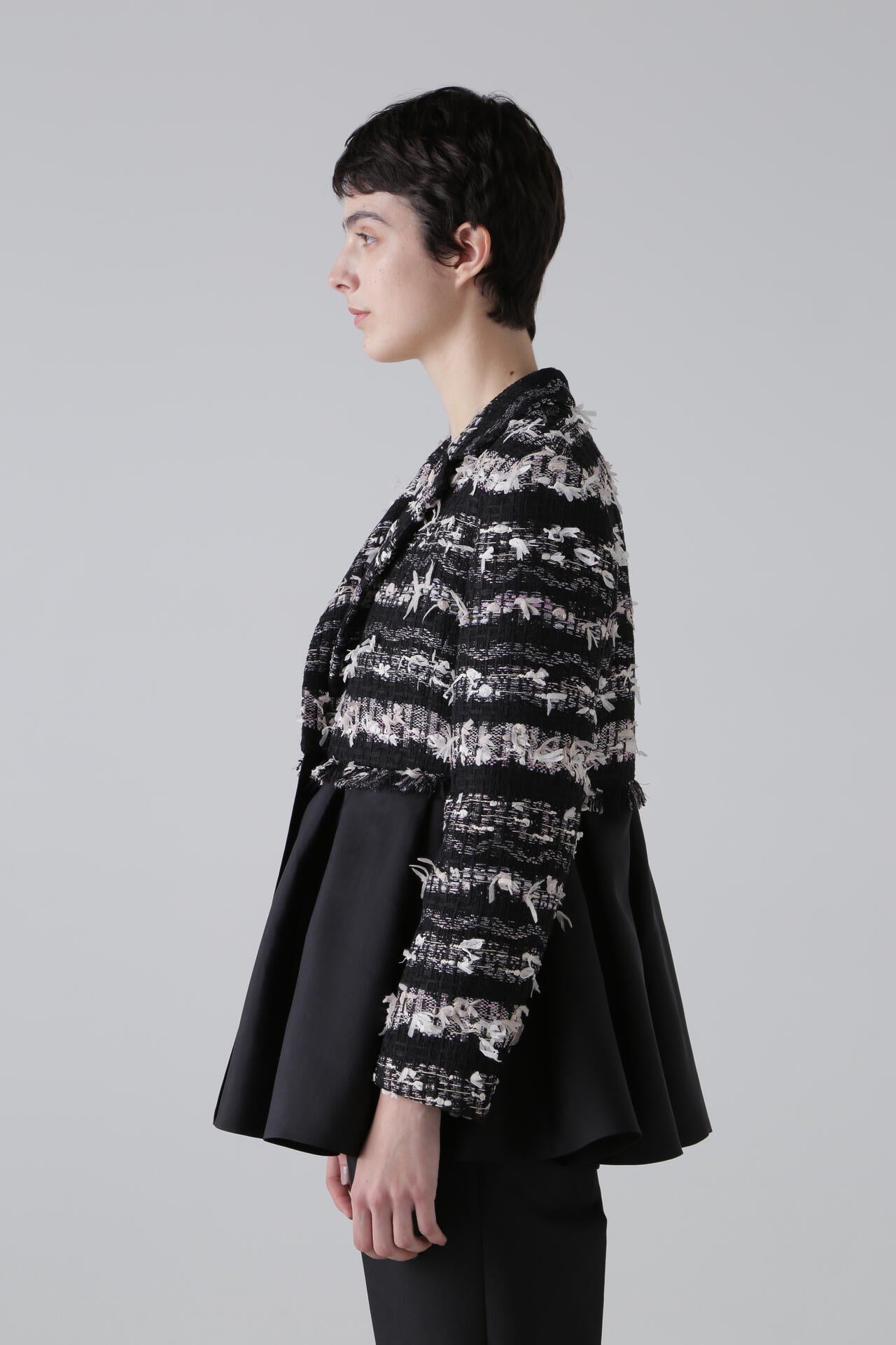 ＜BLACK LABEL＞【ＭＡＬＨＩＡ】ヘイジーサクラツィードジャケット