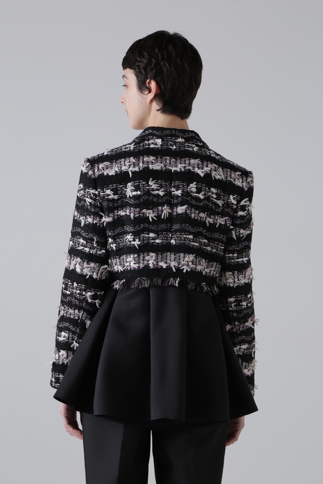 ＜BLACK LABEL＞【ＭＡＬＨＩＡ】ヘイジーサクラツィードジャケット