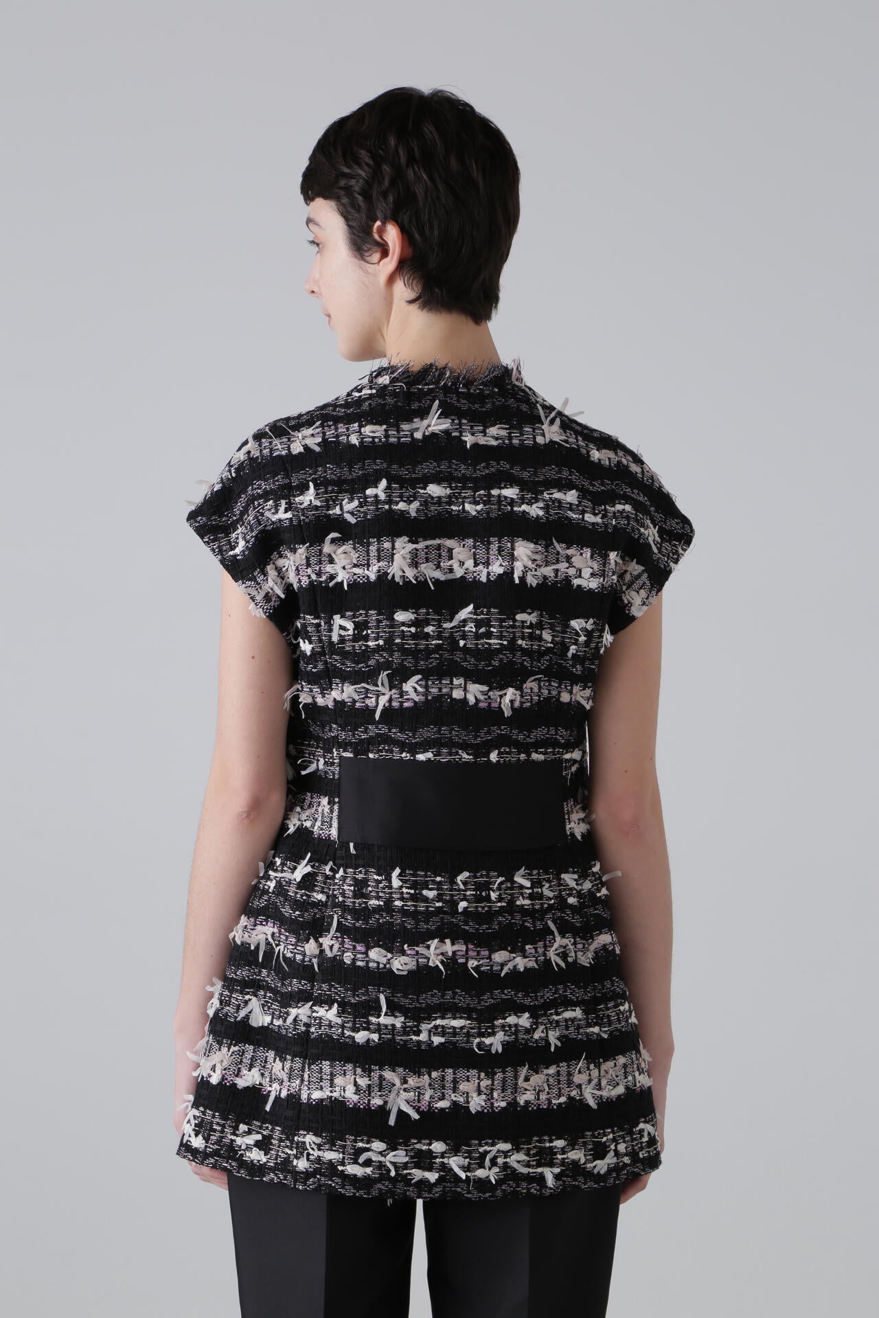 BLACK LABEL＞【MALHIA】ヘイジーサクラツィードジレ | ADORE