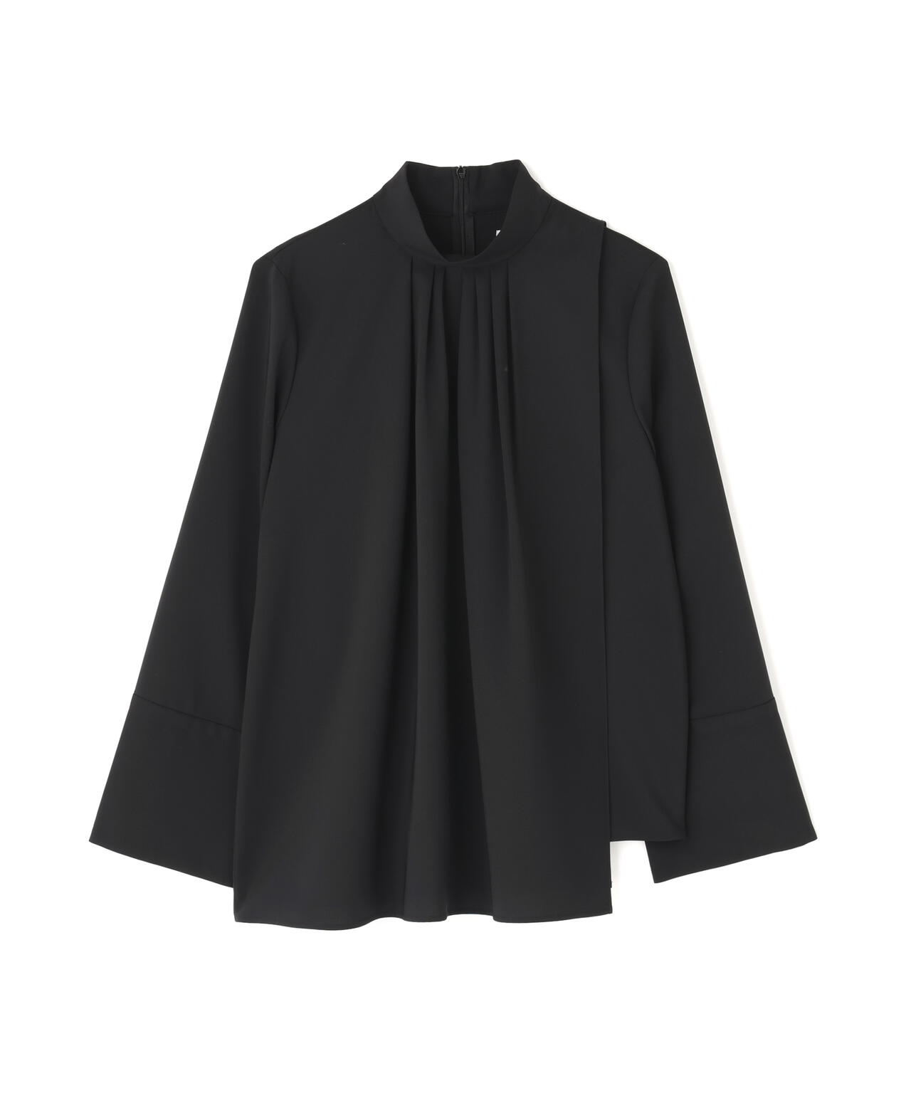 【美品】ADORE アドーア ドライタッチジョーゼットブラウス 38 ブラック ドライタッチジョーゼットブラウス | ADORE（アドーア