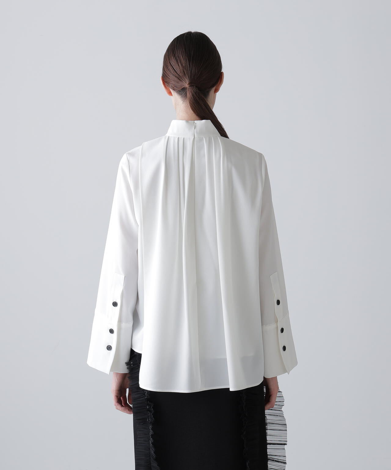 ドライタッチジョーゼットブラウス