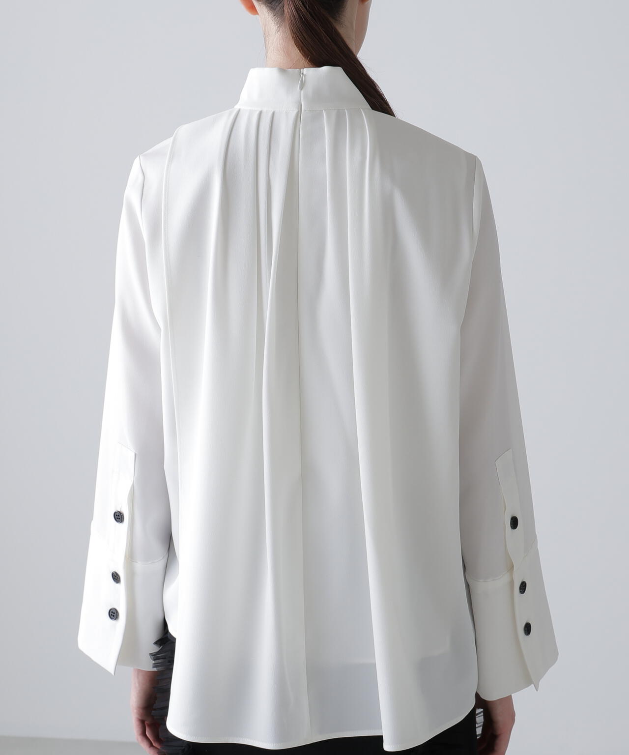 ドライタッチジョーゼットブラウス