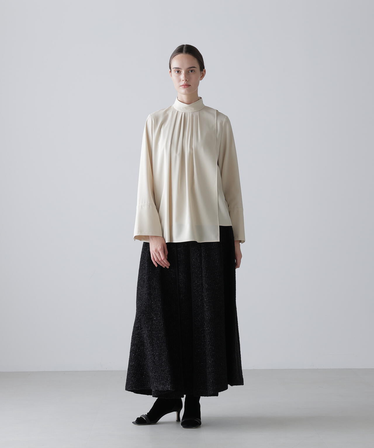 ドライタッチジョーゼットブラウス