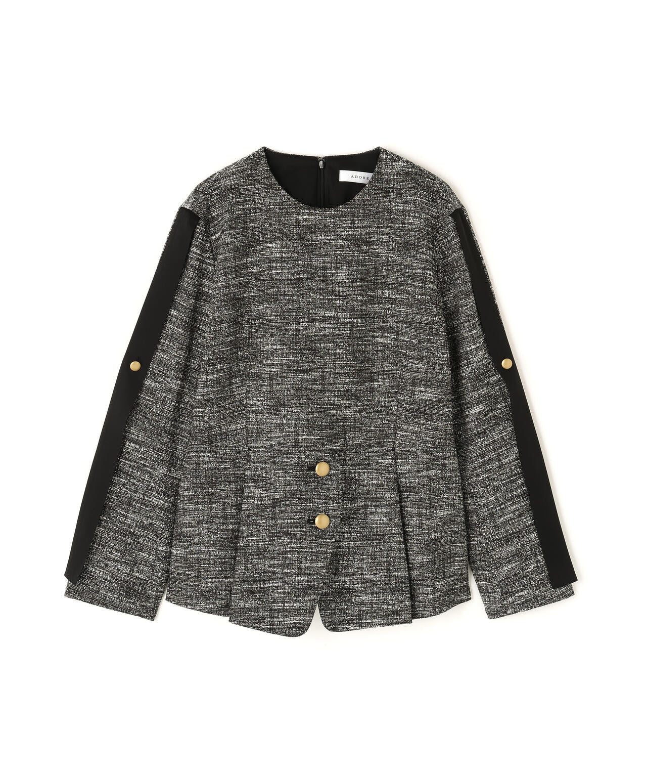 スラブツイードブラウス