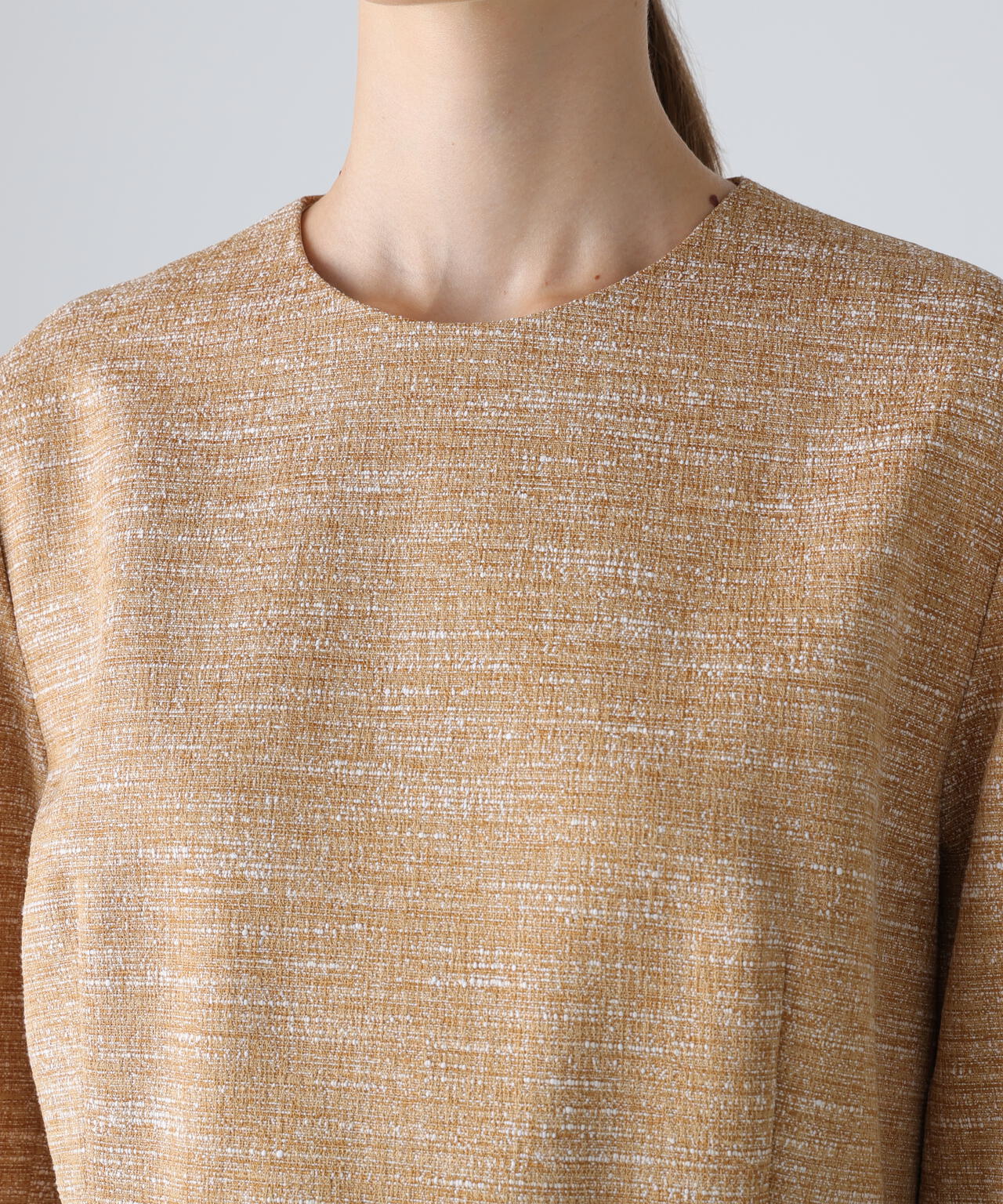 【最終価格】アドーア ADORE サマーツィードブラウス エクリュ 38 最終価格】アドーア ADORE サマーツィードブラウス エクリュ 38