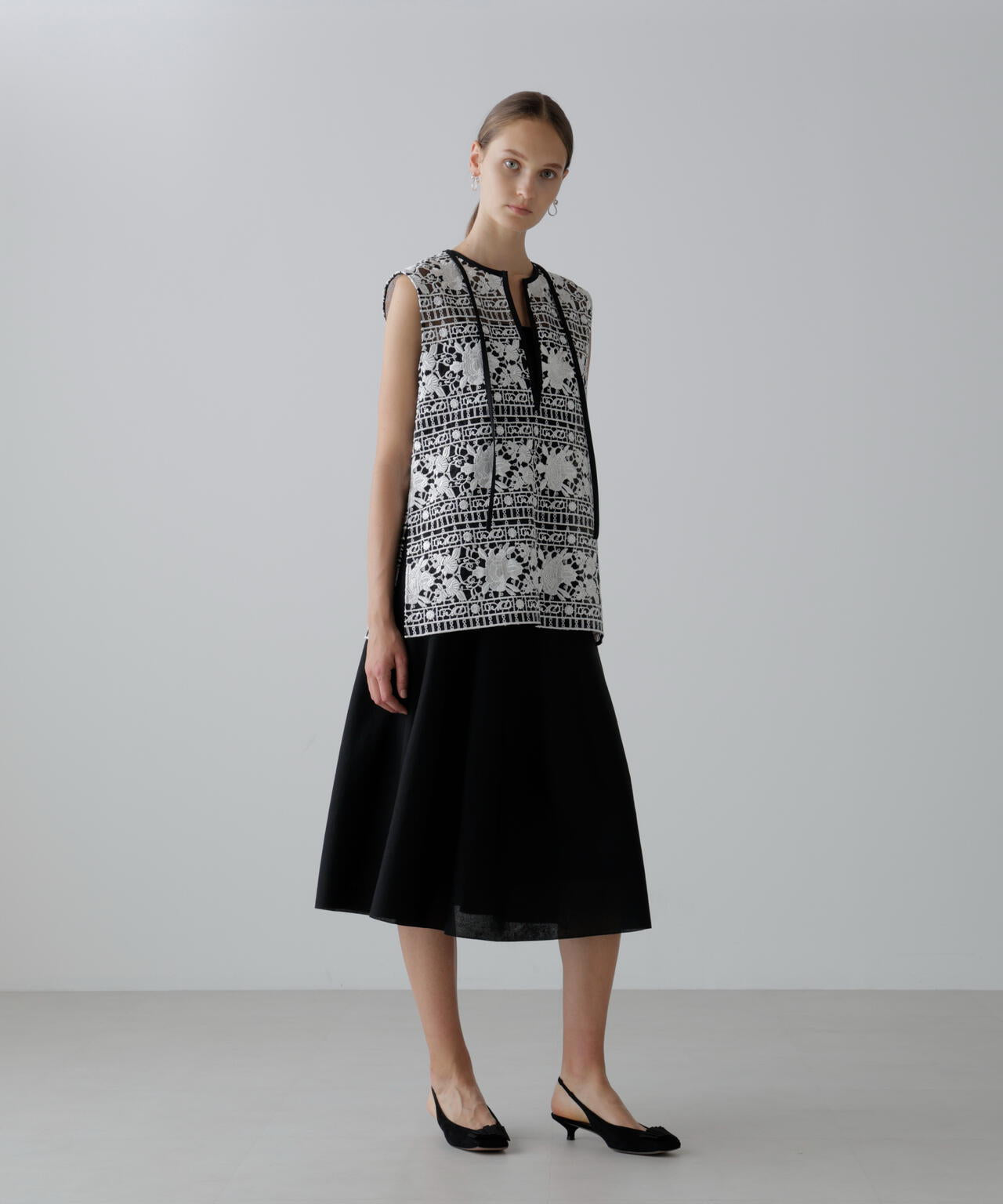 ＜20周年記念＞リュクスオーナメントレースブラウス