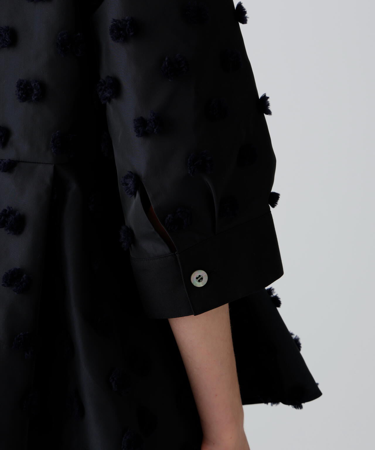 ラビットテールジャガードブラウス