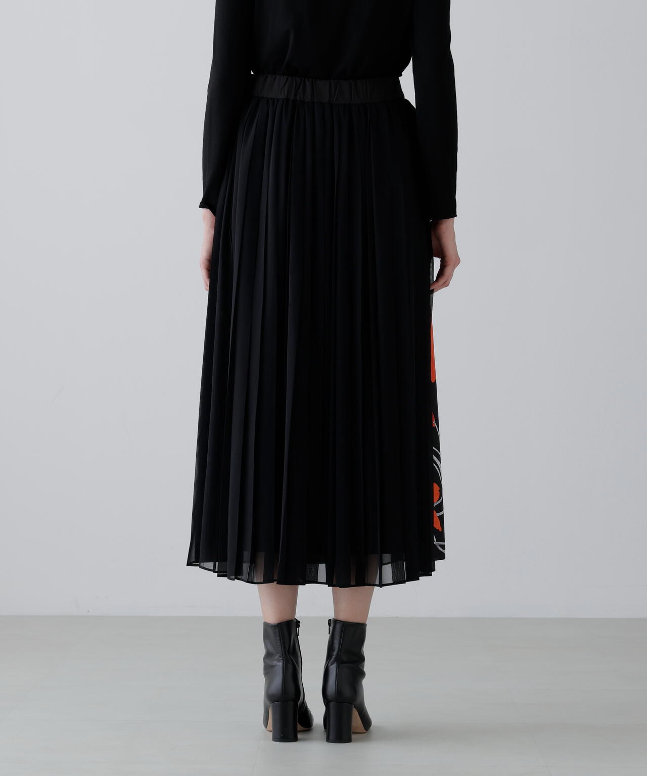 お値下げODAMI | フラワープリント スカート　定価　60,500円 お値下げODAMI | フラワープリント スカート 定価 60,500円 ぼかし