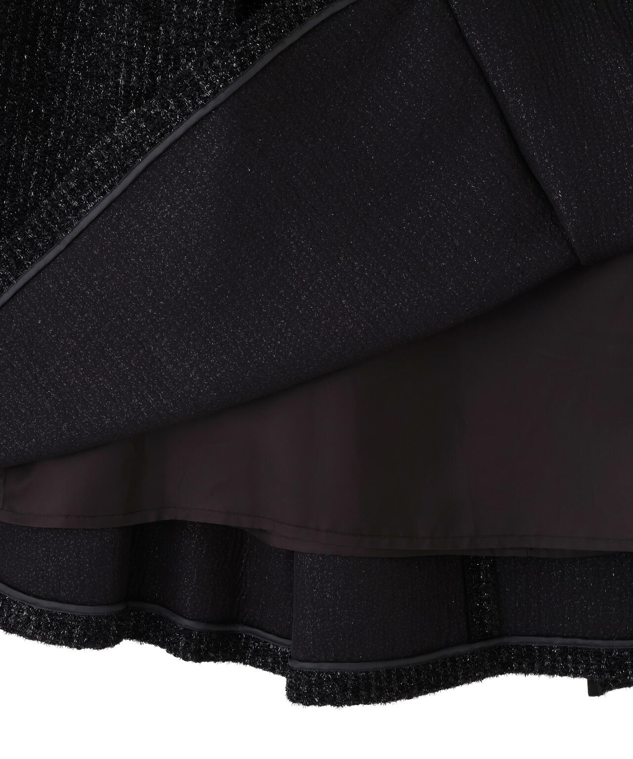 フィルムモールツイードスカート