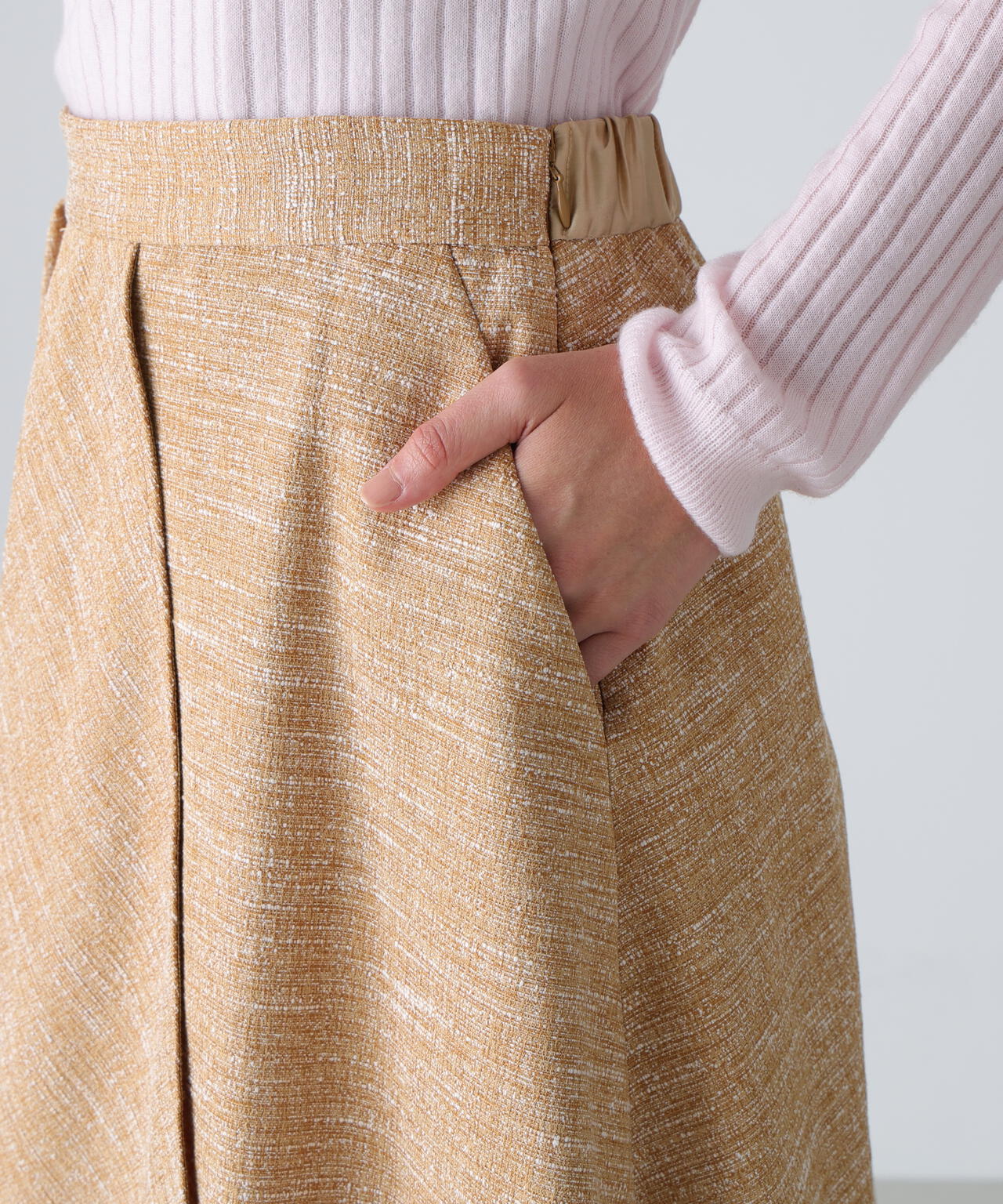 スラブツイードスカート