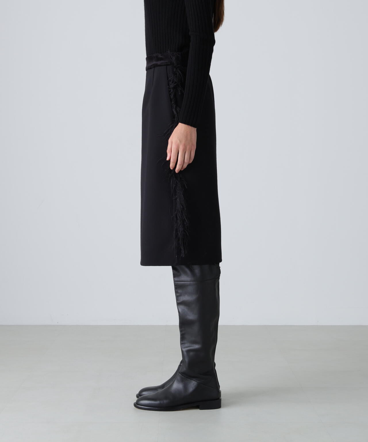 ウールリバースカート