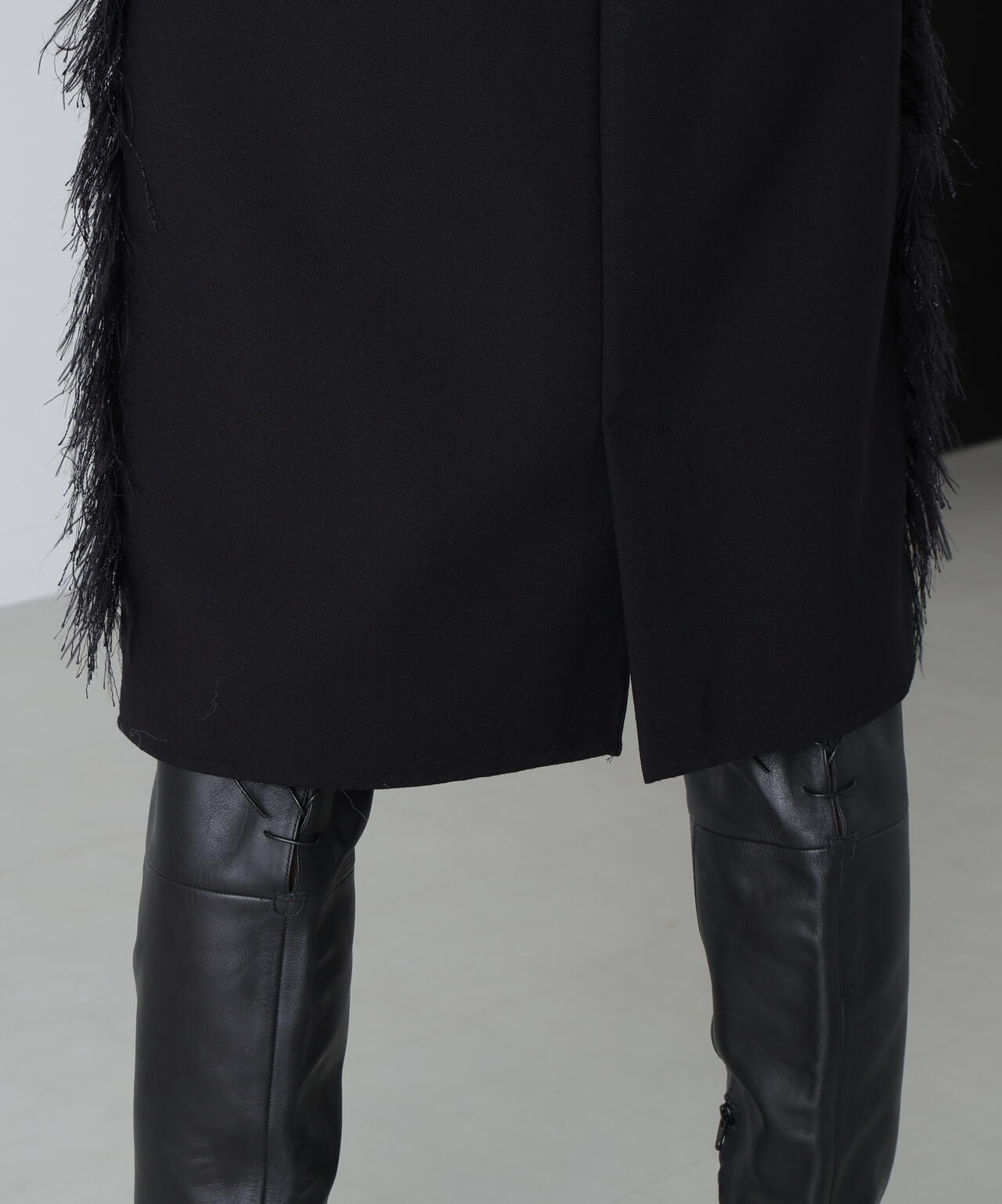 ウールリバースカート