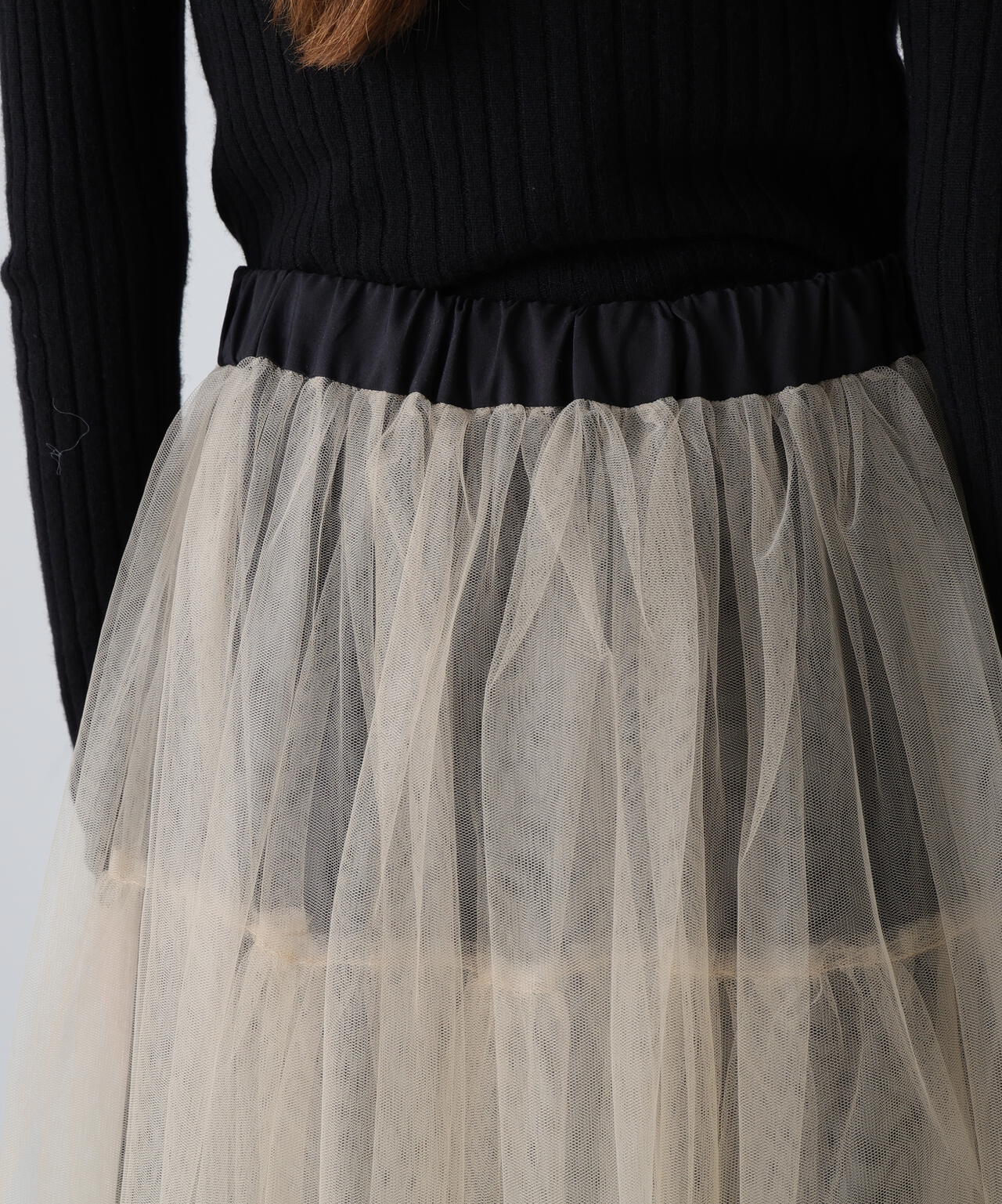 ブライトチュールスカート