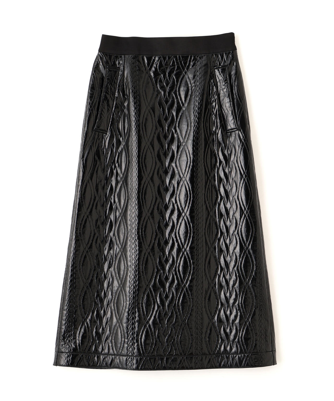 コーティングジャージースカート