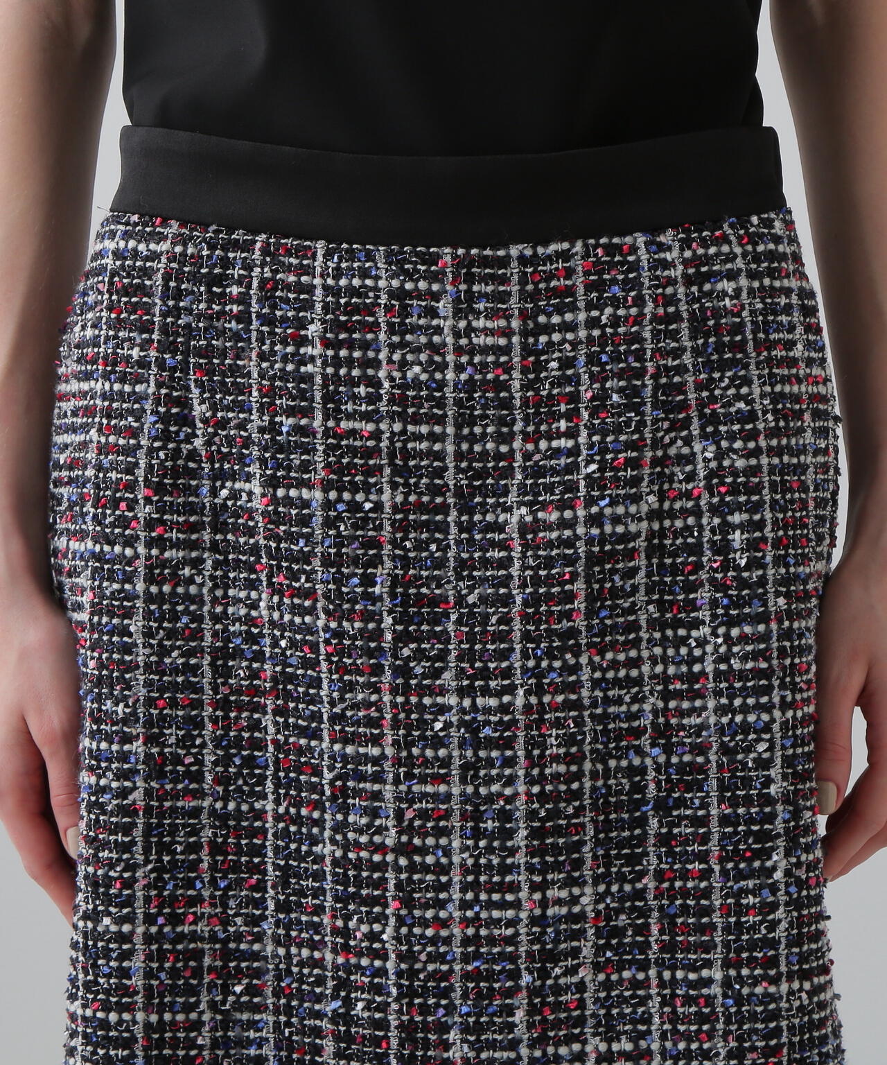 20周年記念＞トリコロールツィードスカート | ADORE（アドーア