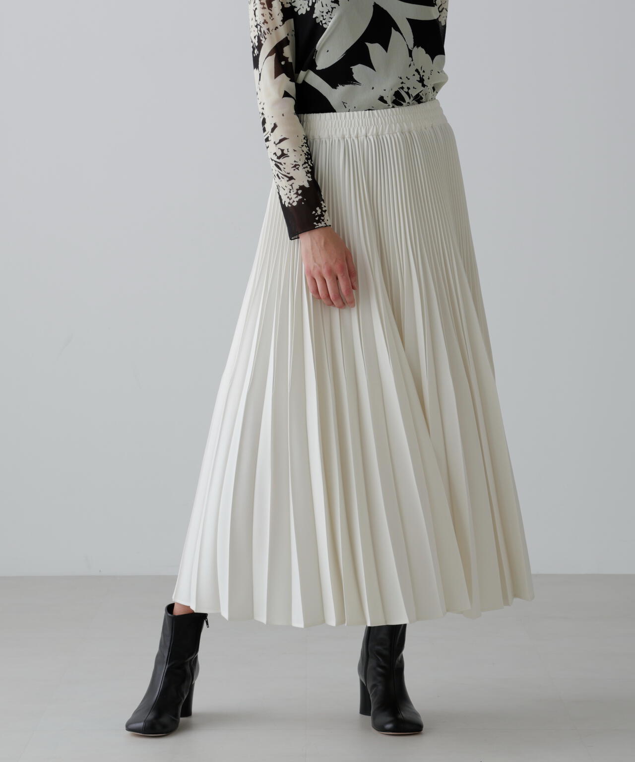 ストレッチジョーゼットスカート