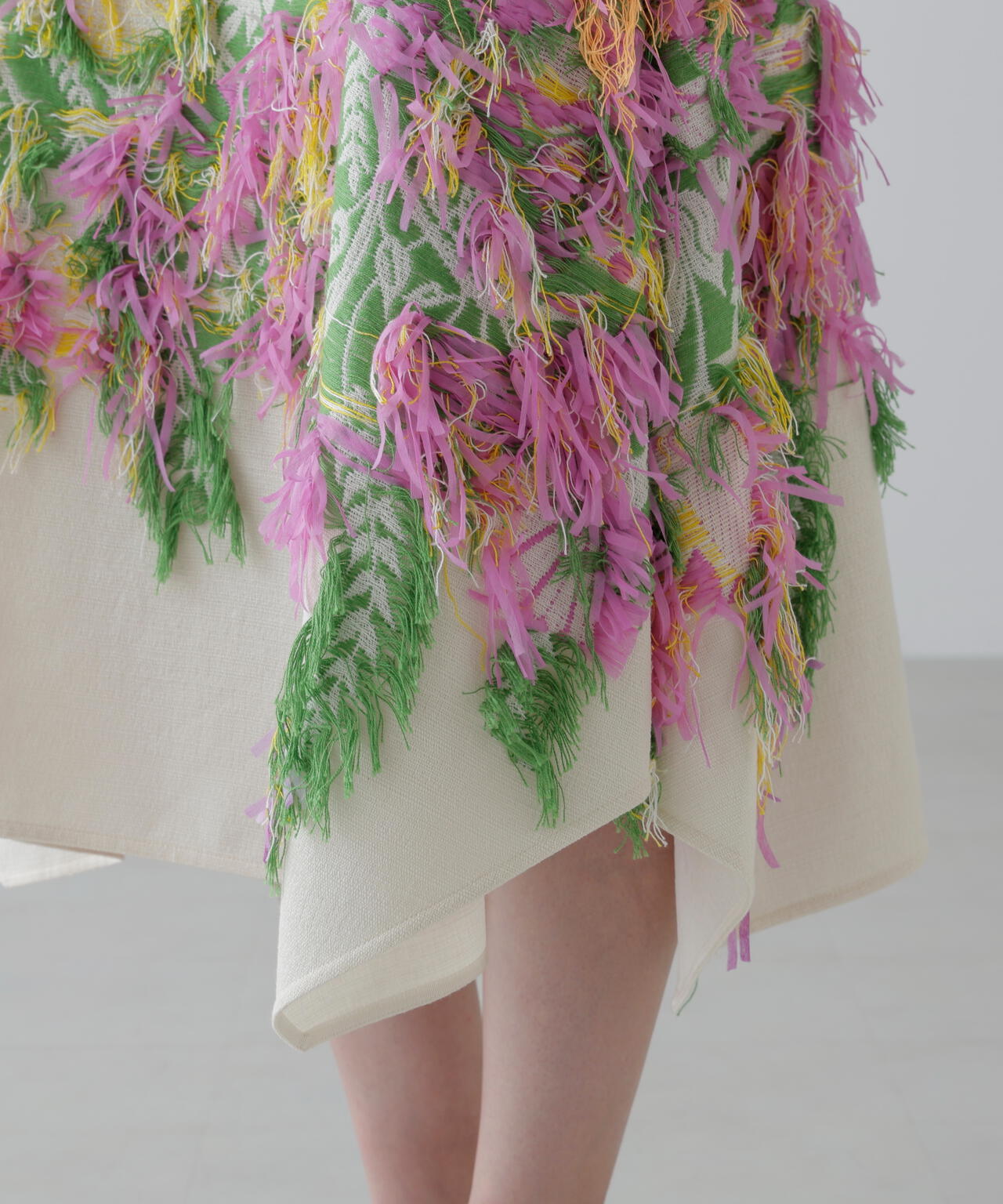 BLACK LABEL＞MALHIAライオットオブカラージャガードスカート