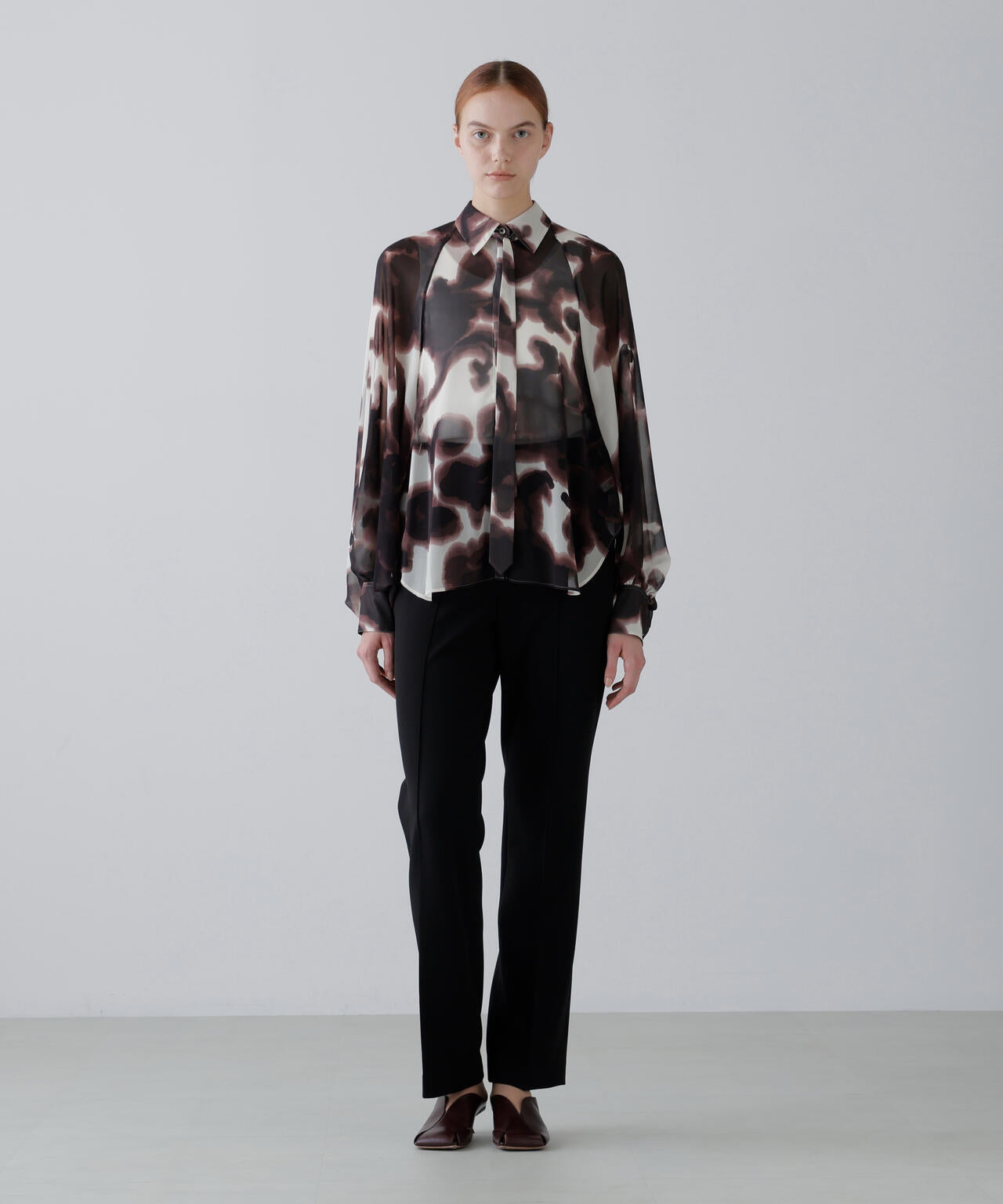 ジョーゼットジャージーパンツ