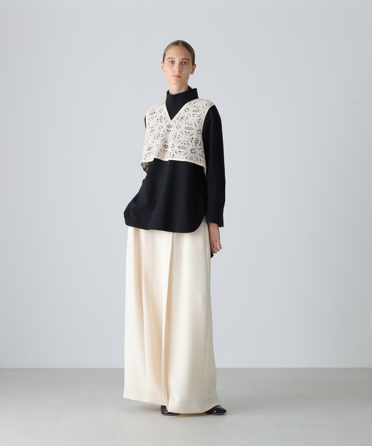 シルキーダブルクロスパンツ