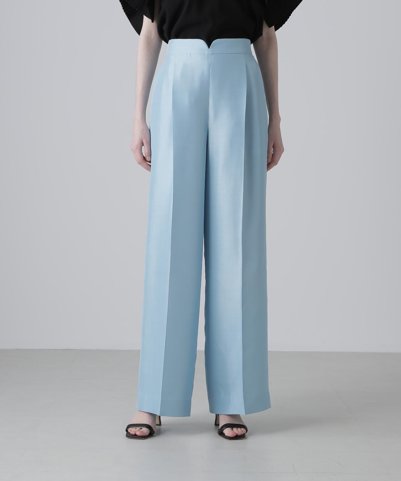 BLACK LABEL＞シルクダブルクロスパンツ | ADORE（アドーア