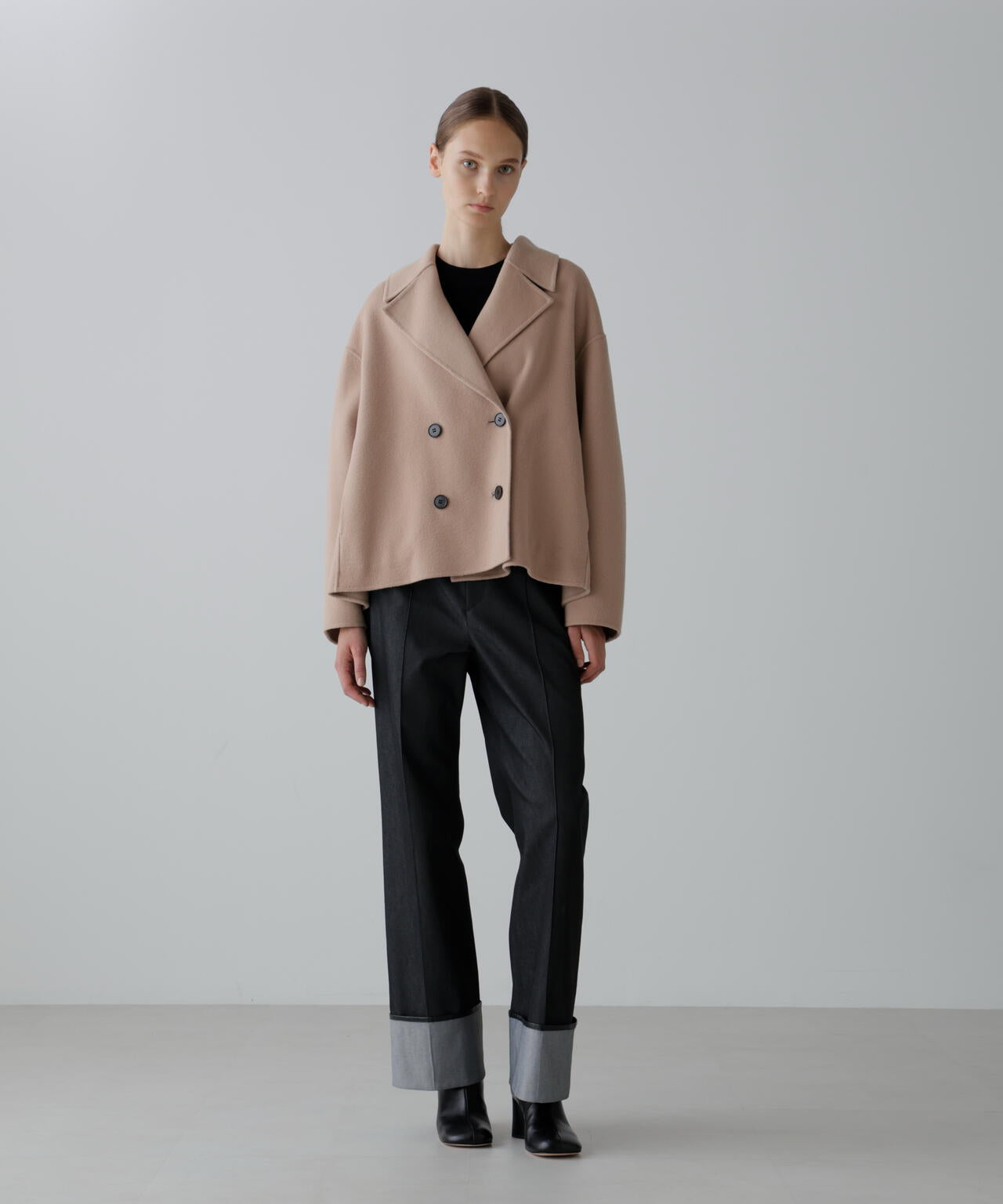 デニムライクストレッチパンツ