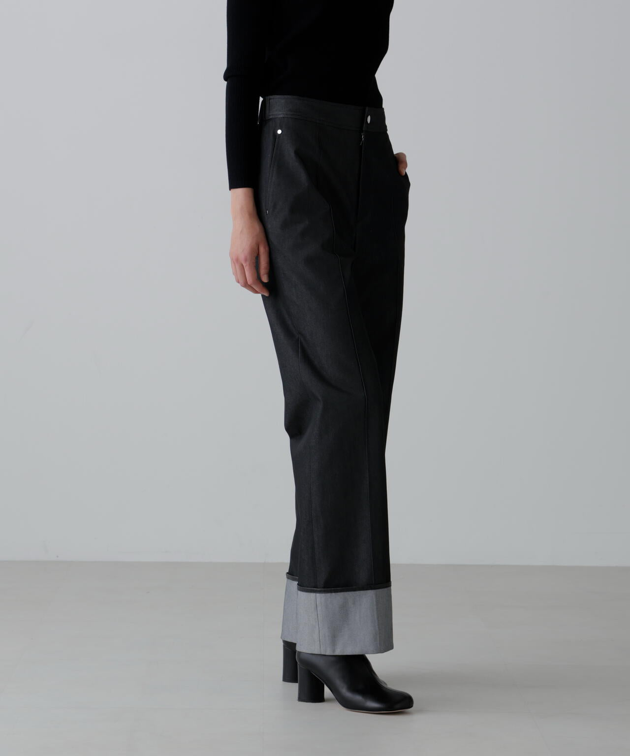 デニムライクストレッチパンツ