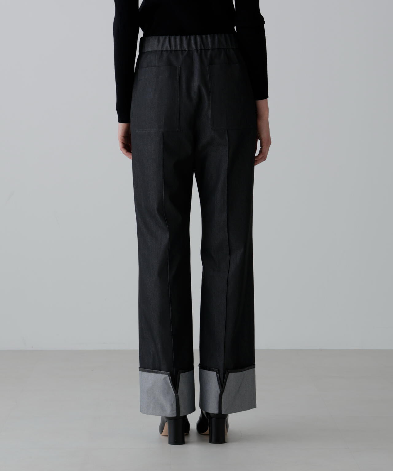 デニムライクストレッチパンツ