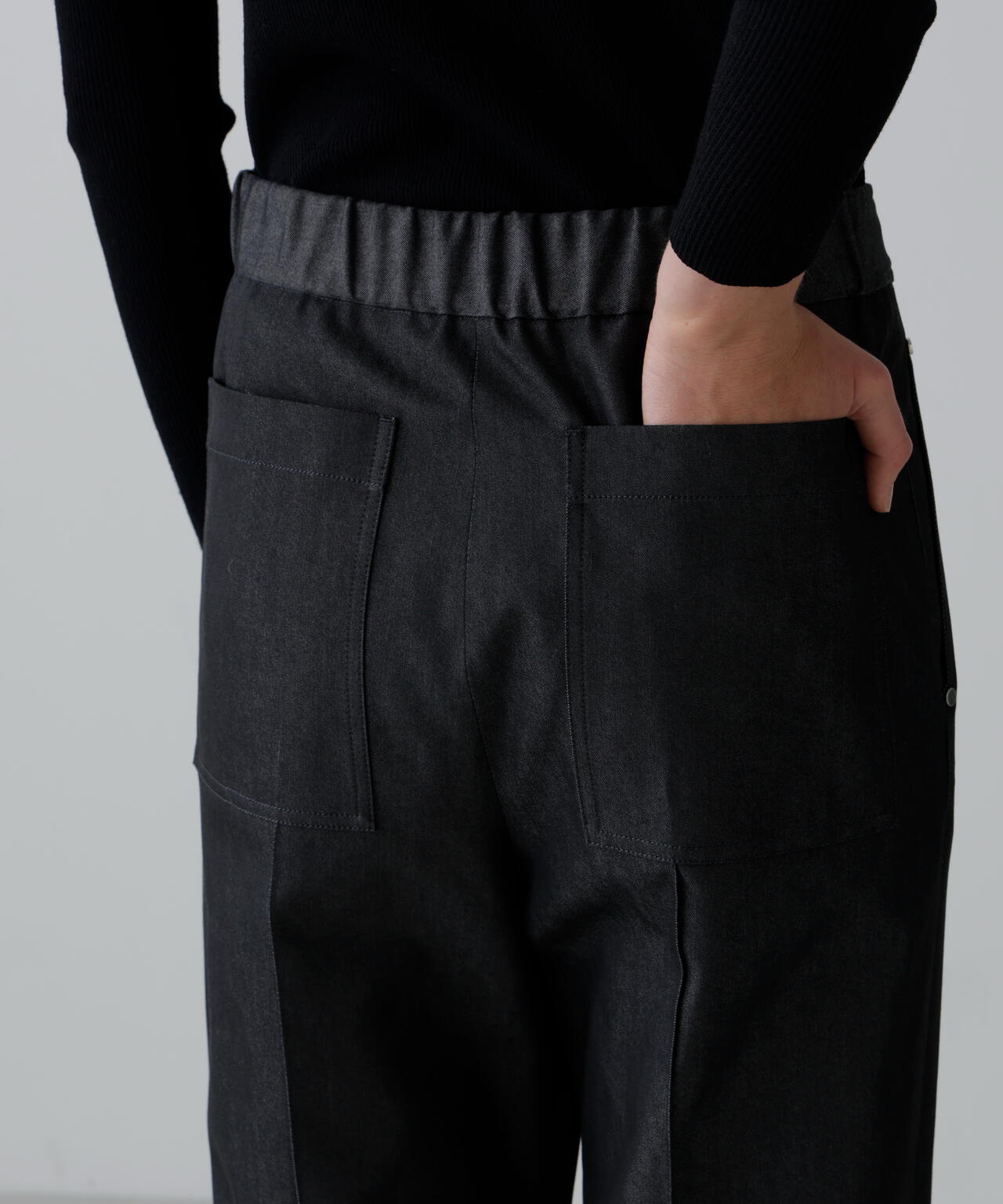 デニムライクストレッチパンツ