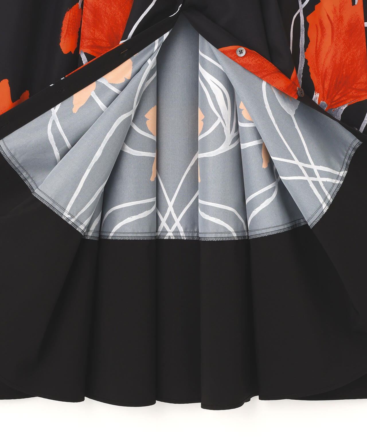 ドローイングフラワープリントワンピース | ADORE（アドーア