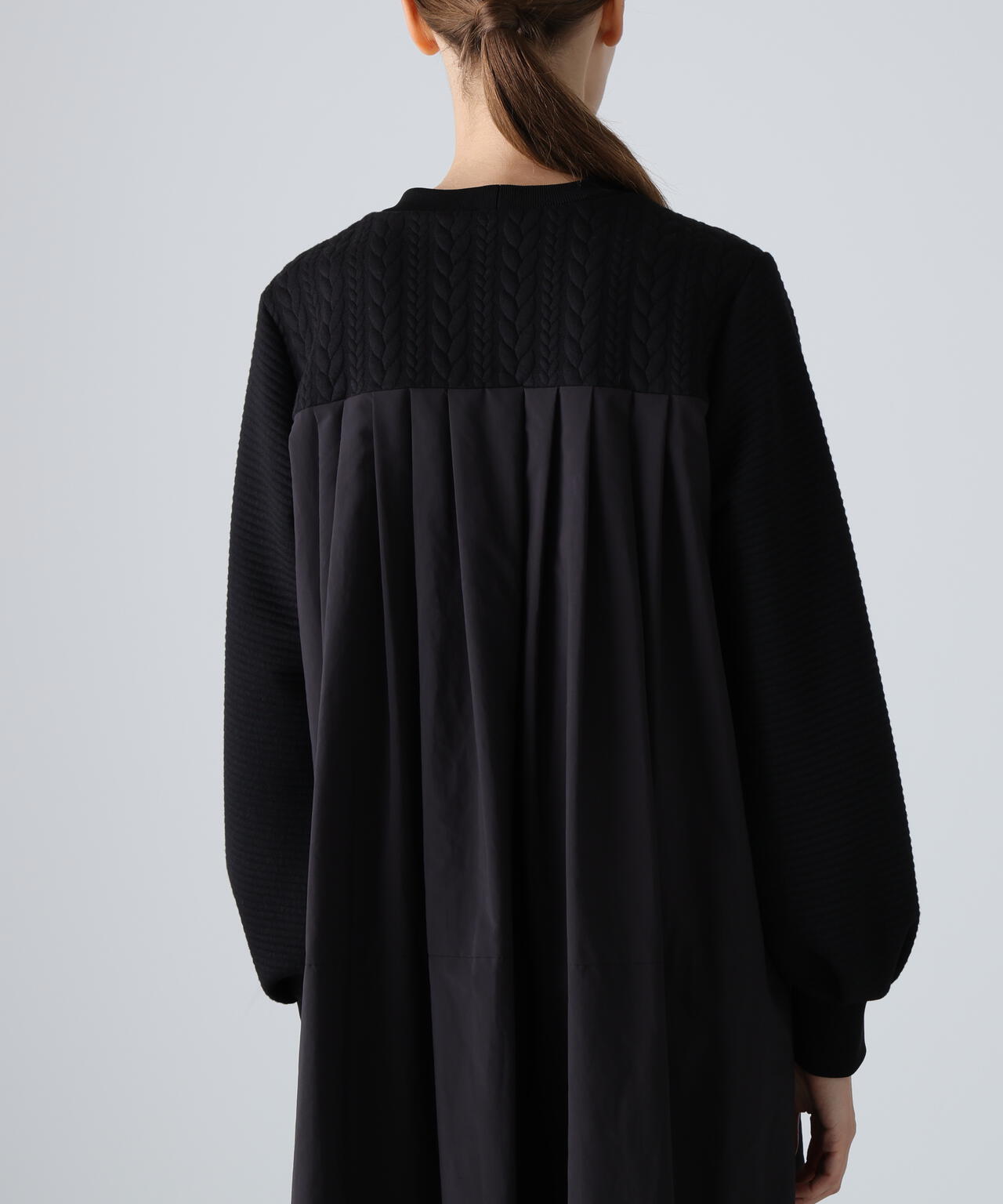 ADORE アドアー　ワンピース　ブラック ジャガードジャージーワンピース | ADORE（アドーア） ｜【公式