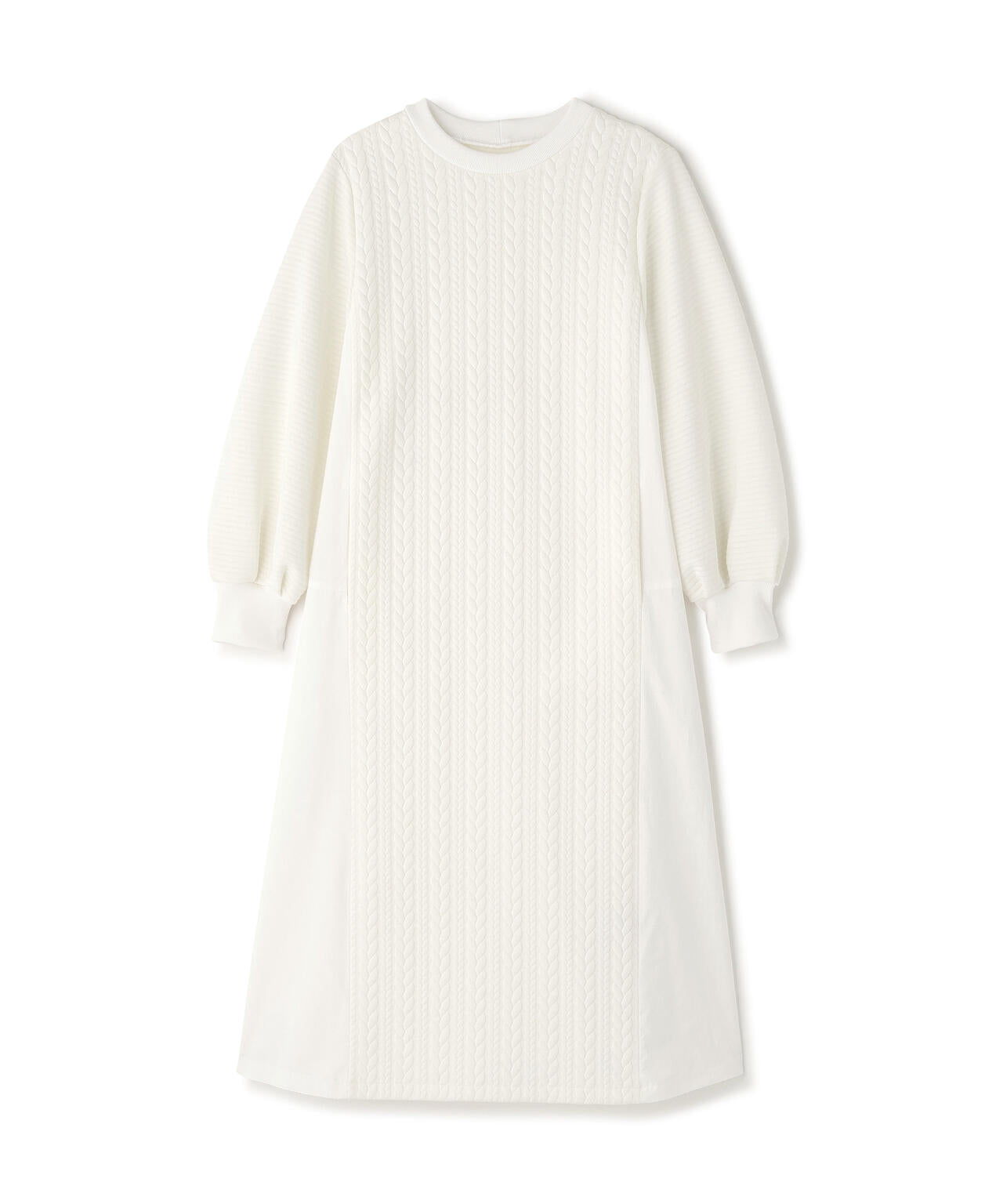 ジャガードジャージーワンピース