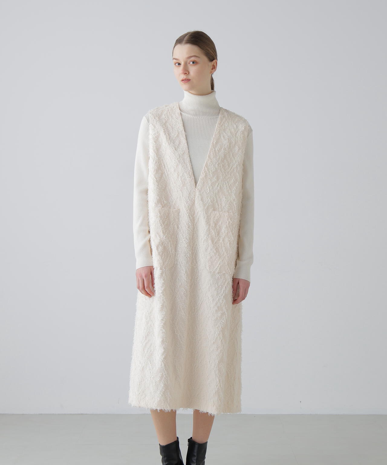 ロンバスカットジャガードワンピース | ADORE（アドーア） ｜【公式