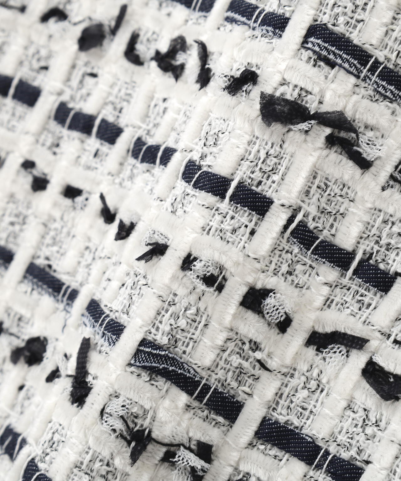 BLACK LABEL＞デニムツィードワンピース | ADORE（アドーア