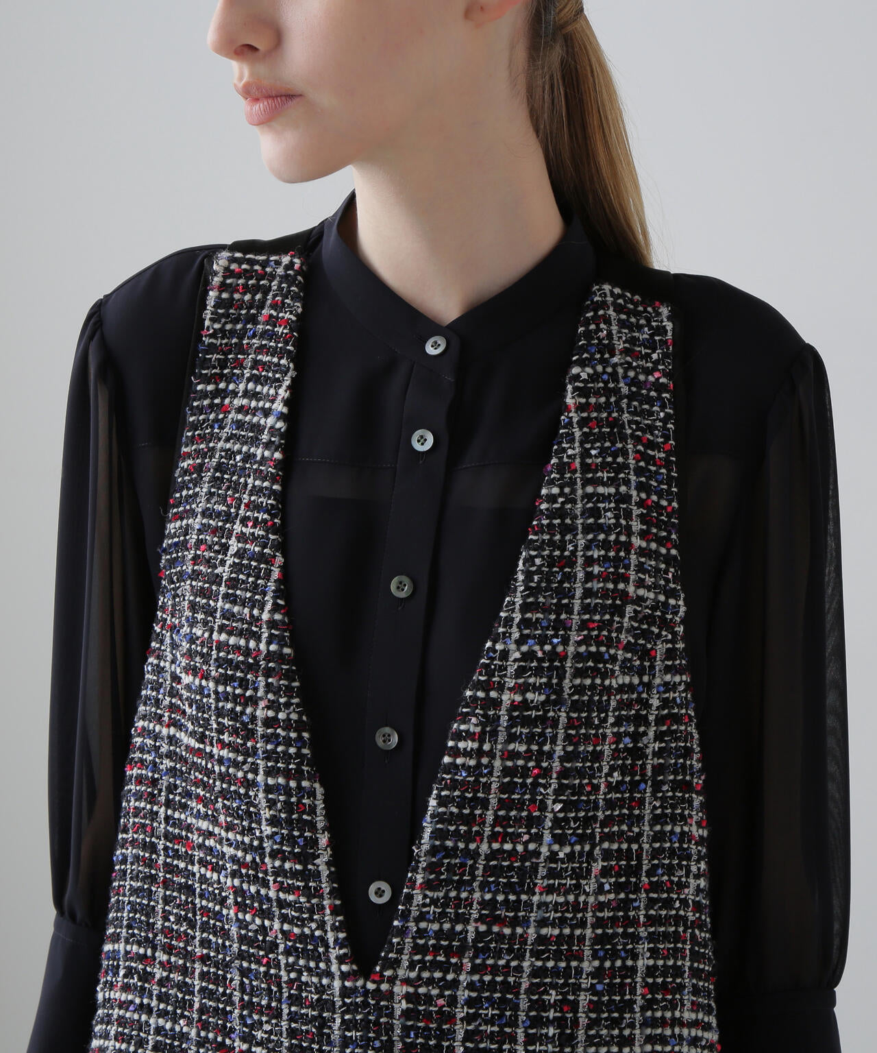 ＜20周年記念＞トリコロールツィードワンピース