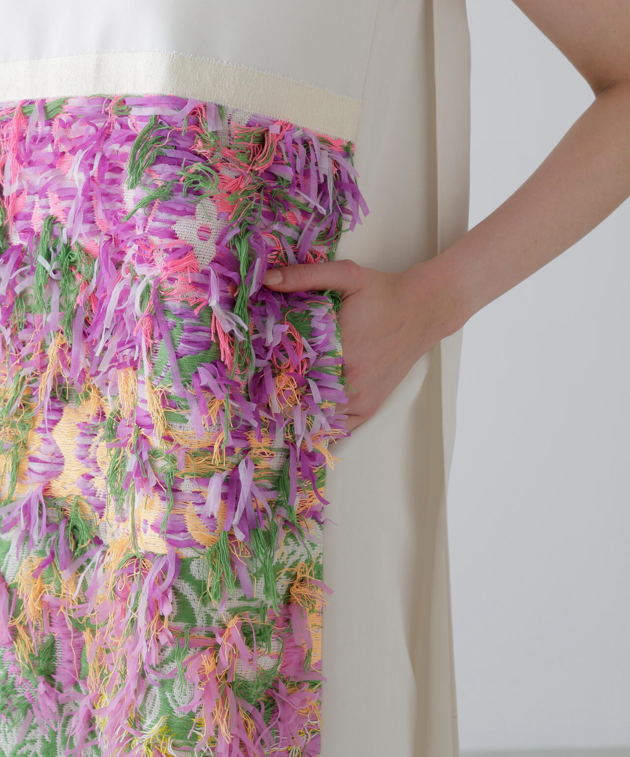 ＜BLACK LABEL＞ＭＡＬＨＩＡライオットオブカラージャガードワンピース