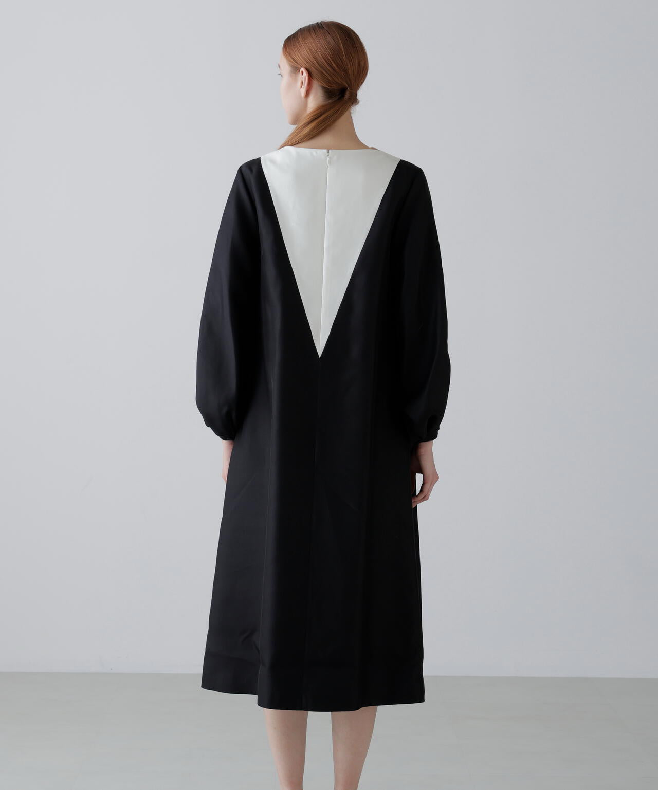 ＜BLACK LABEL＞シルクダブルクロスワンピース