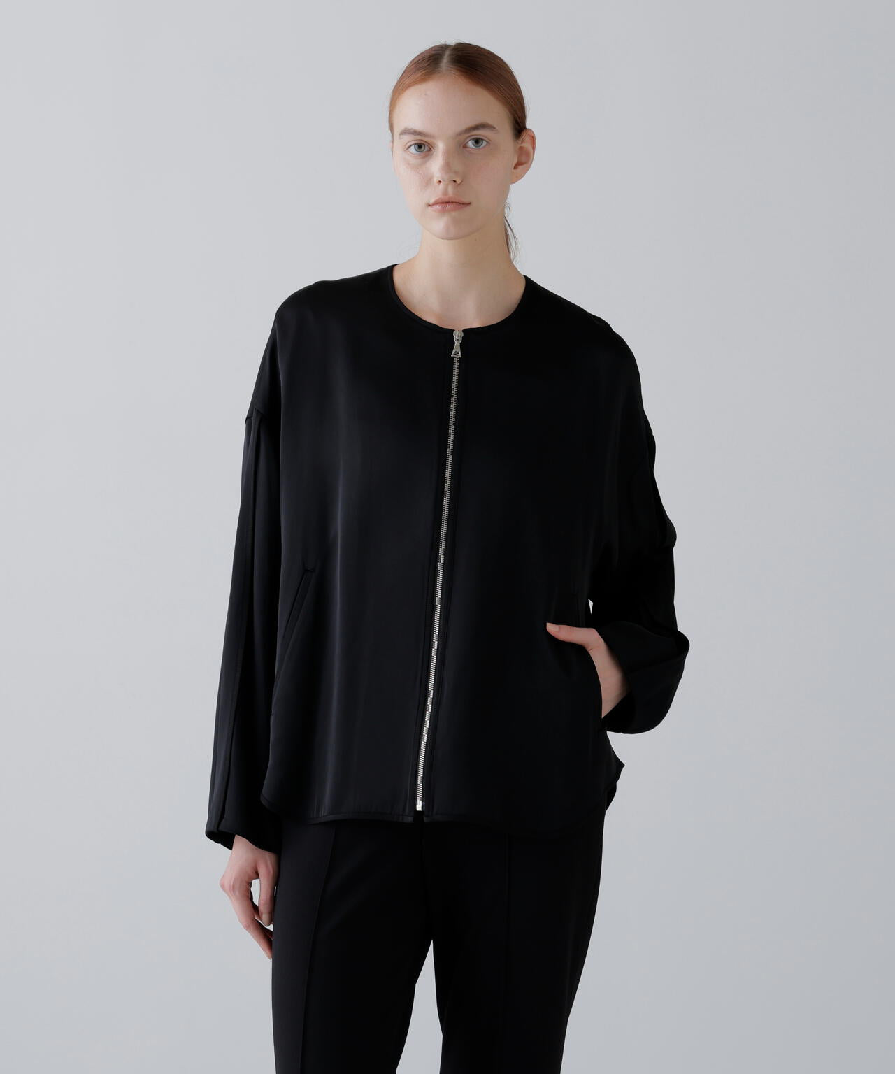 新品未使用タグなし　ウェザーグログランジャケット ADORE アドーア 新品未使用タグなし ウェザーグログランジャケット ADORE アドーア