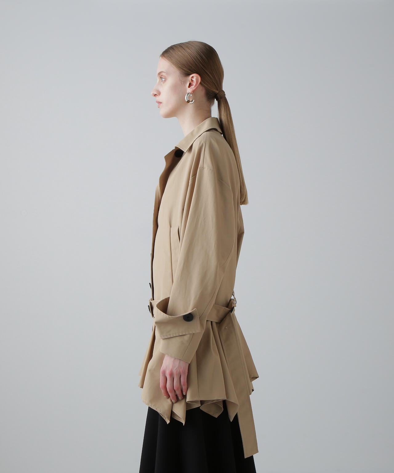 コットンナイロングログランジャケット