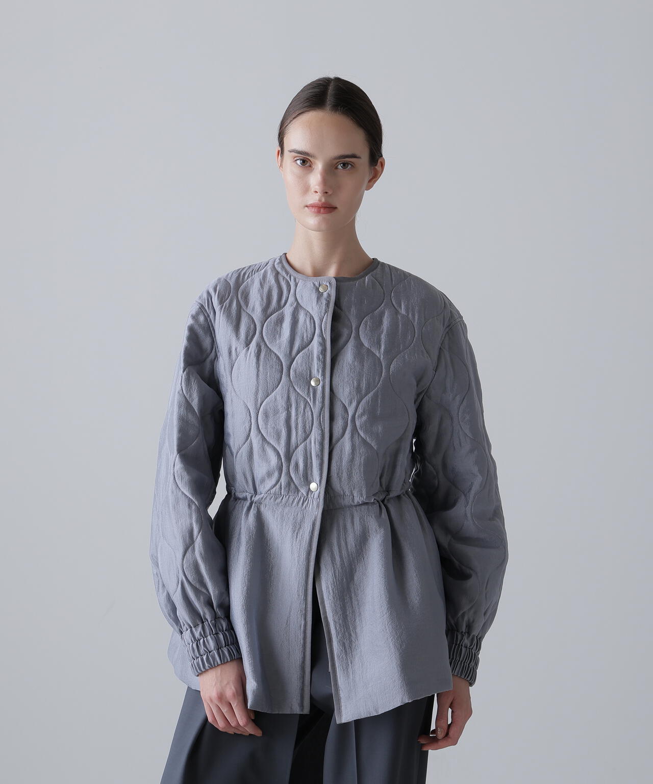 シアーキルティングコート