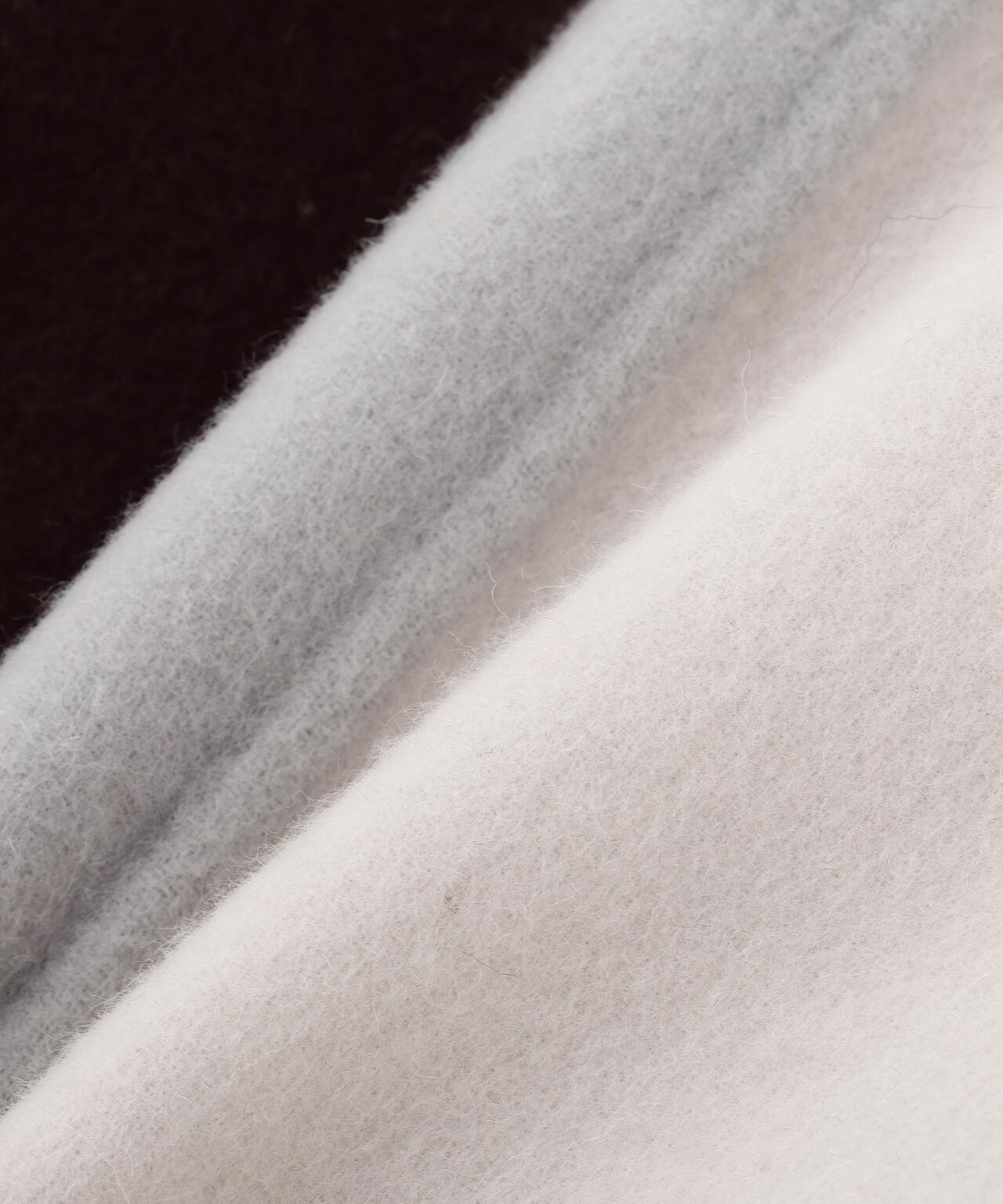 ゆ★ADORE★2TONEリバーⅡコート★グレージュ×オフホワイト ゆ☆ADORE☆2TONEリバーⅡコート☆グレージュ×オフホワイト