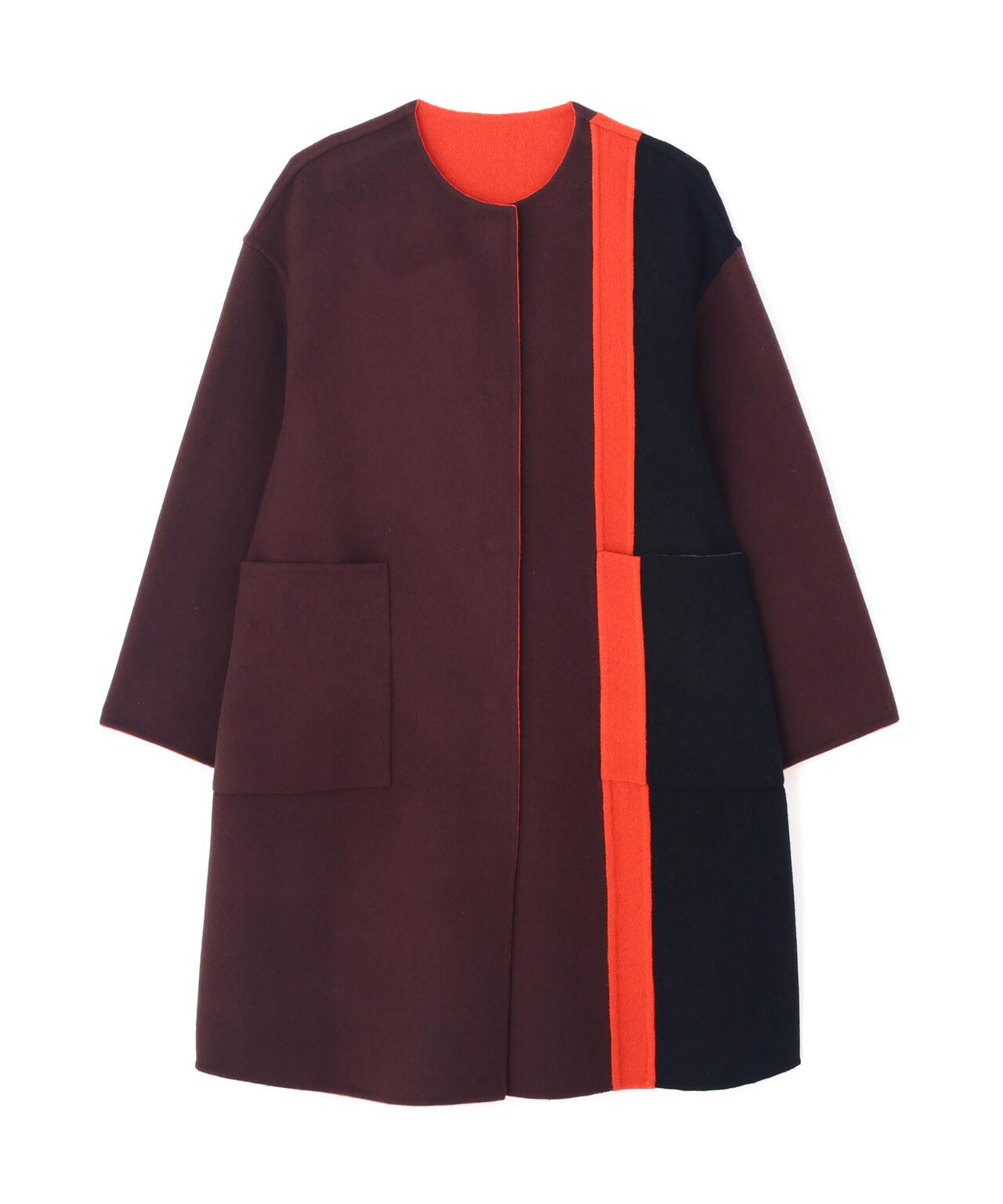 ADORE アドーアノーカラー ベルト付 薄手コート　リネン混 ADORE アドーアノーカラー ベルト付 薄手コート リネン混