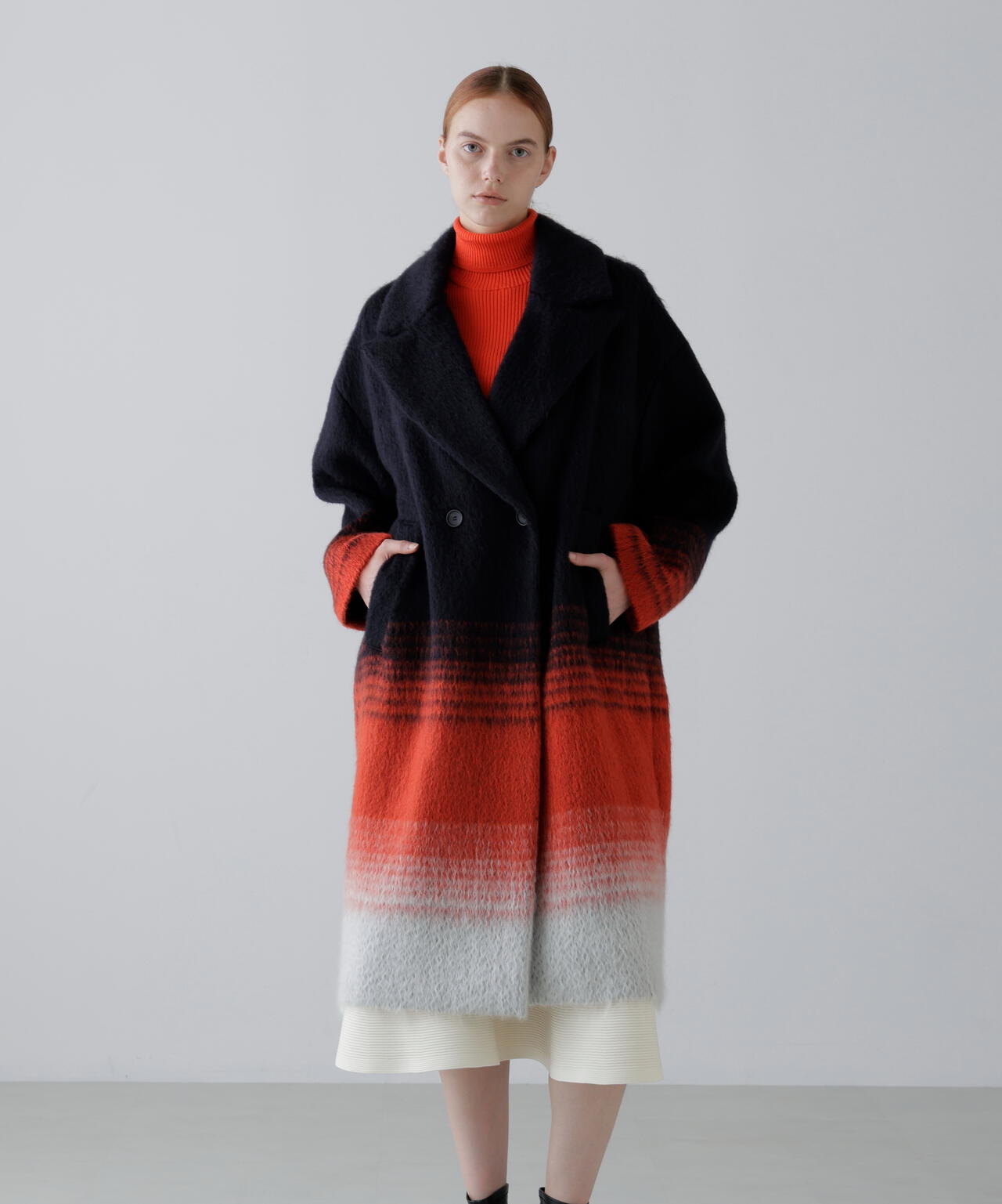 グラデーションシャギーコート | ADORE（アドーア） ｜【公式