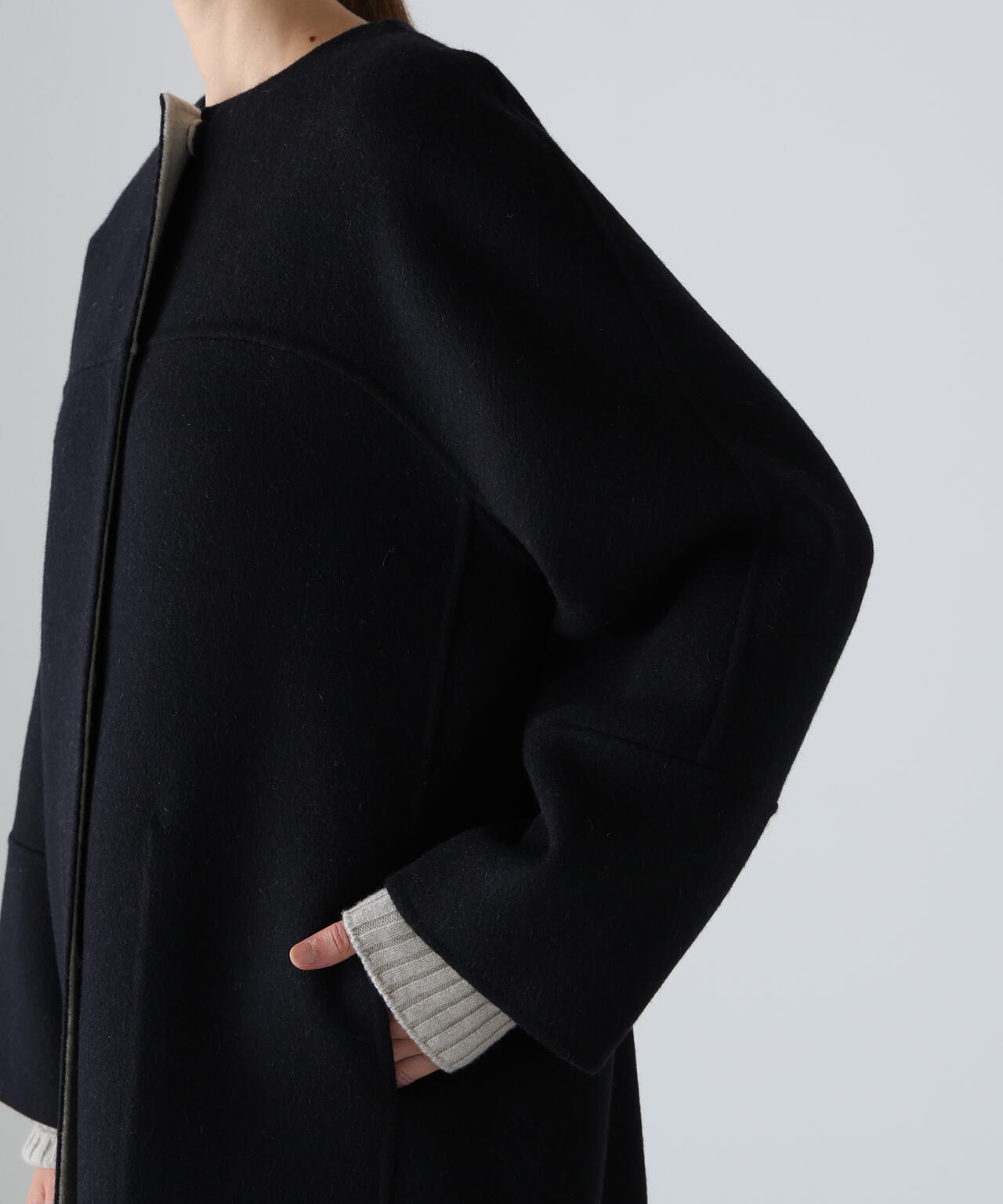 ソフィードール　コクーンリバーコート Ca混2TONEリバーコクーンコート | ADORE（アドーア