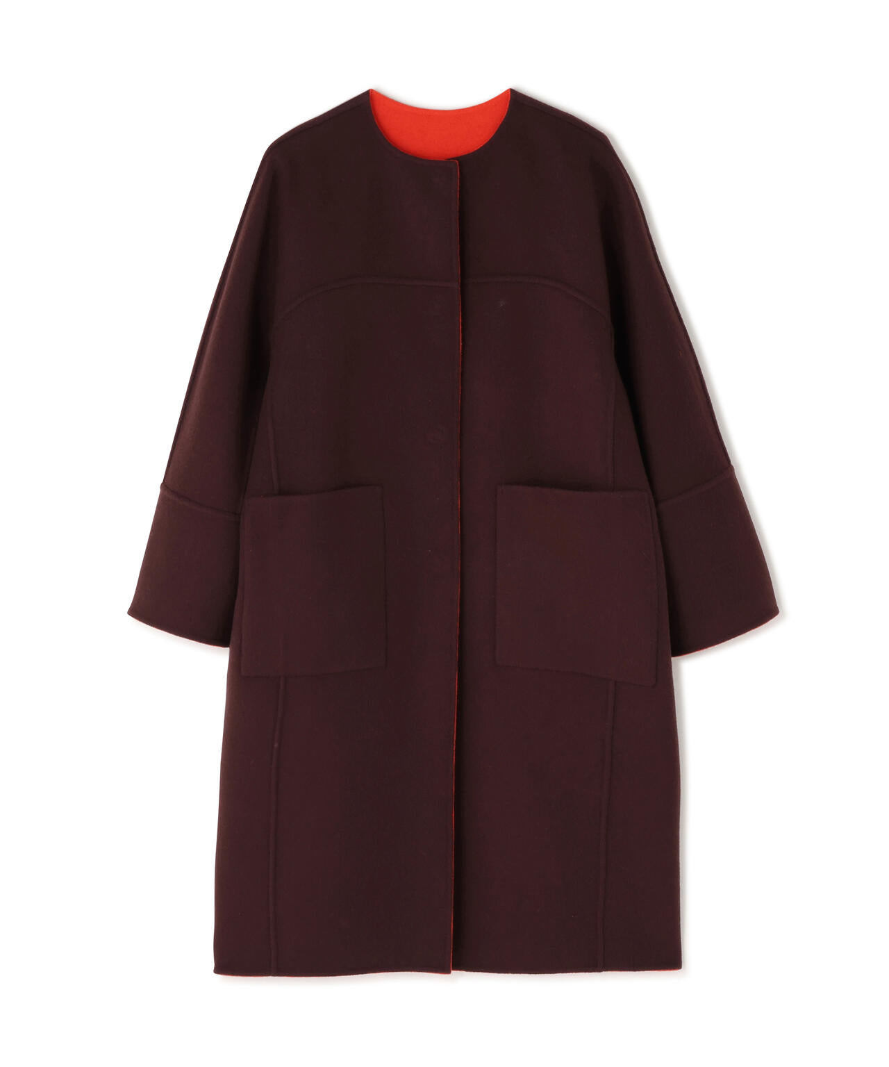 ソフィードール　コクーンリバーコート 新色追加】リバーロングコクーンコート（チェスターコート