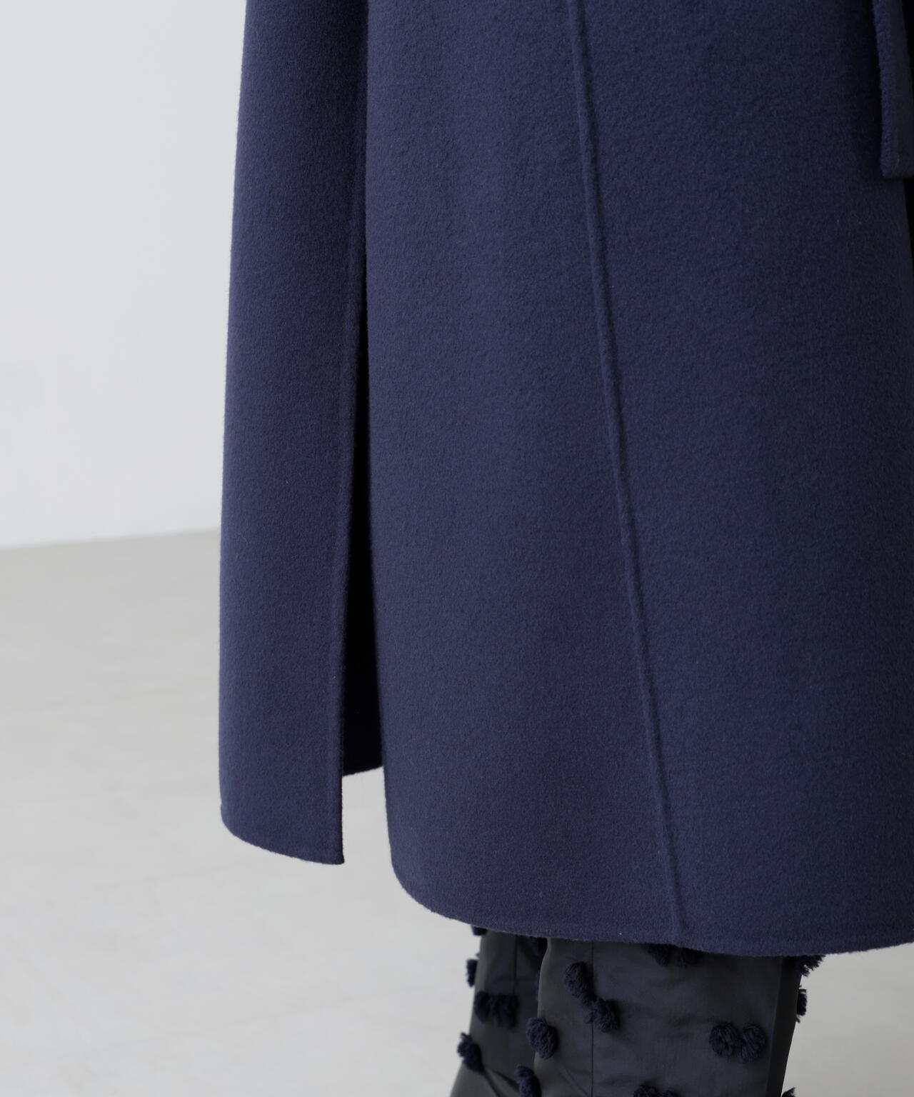 ソリッドウールリバーコート