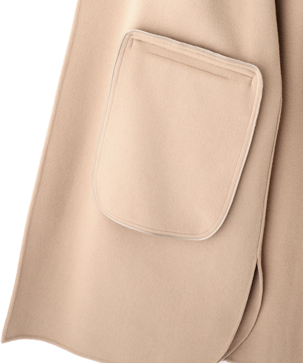 ソリッドウールリバーノーカラーコート | ADORE（アドーア） ｜【公式