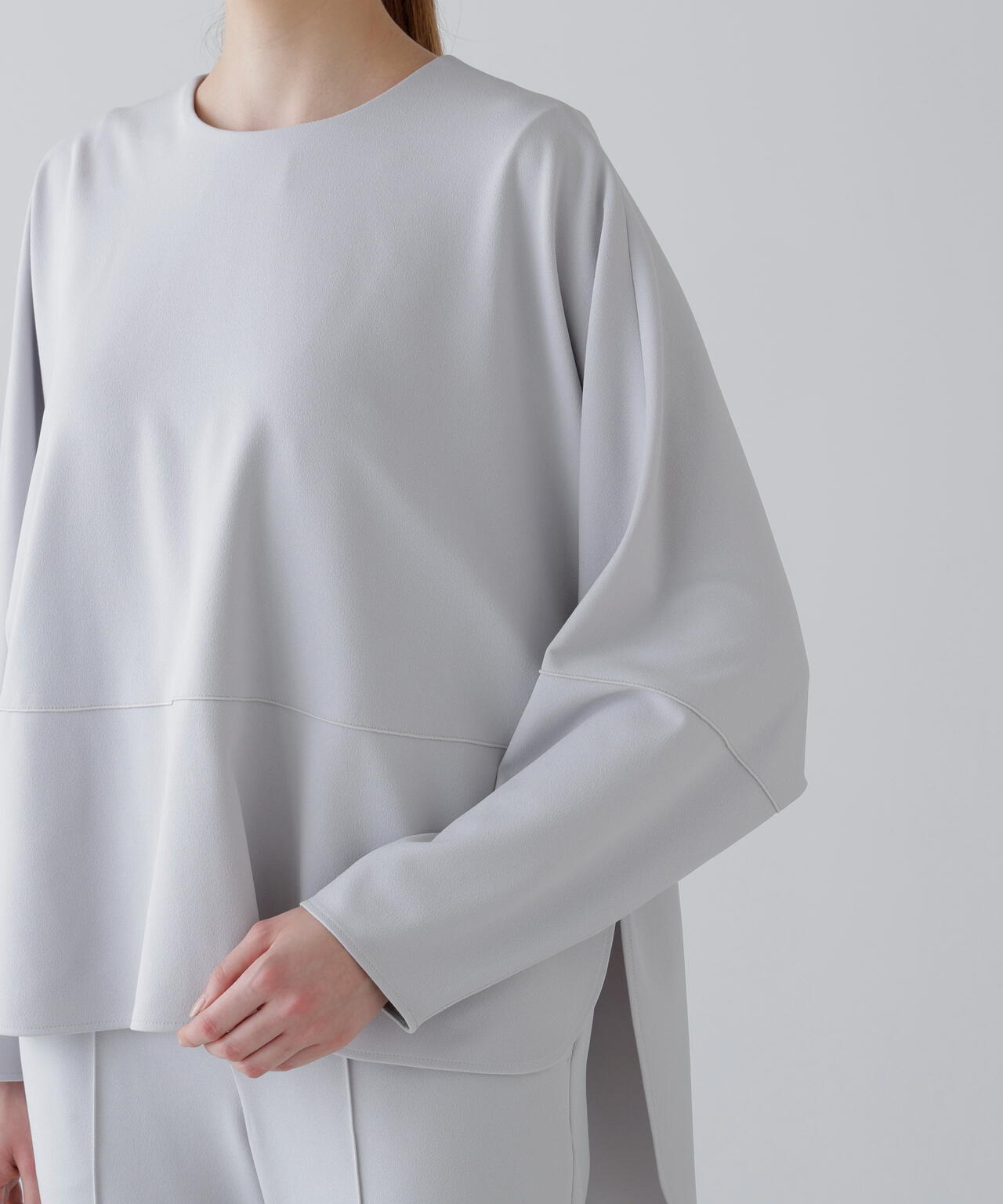 ジョーゼットジャージープルオーバー