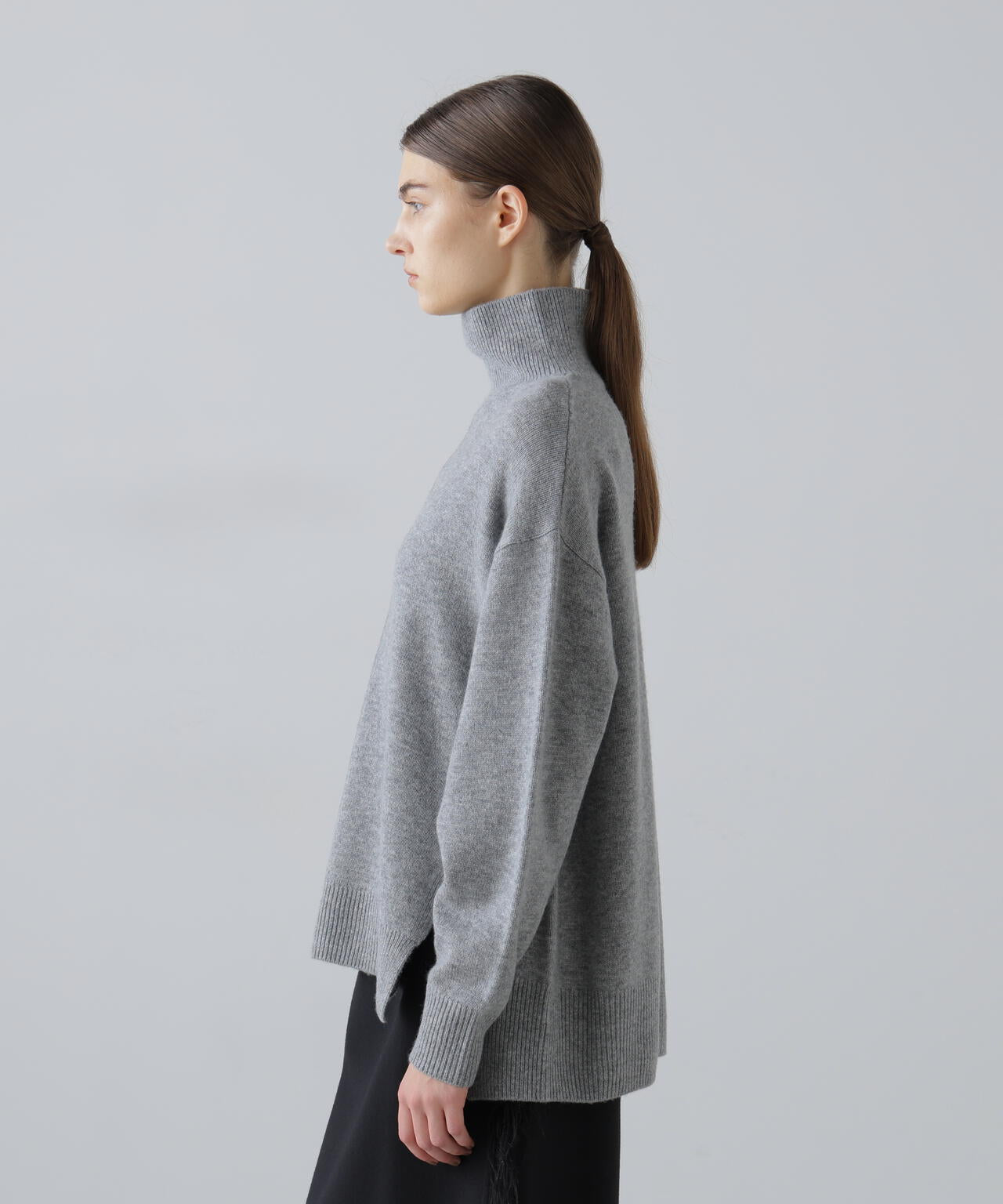 ウールカシミヤニットタートル