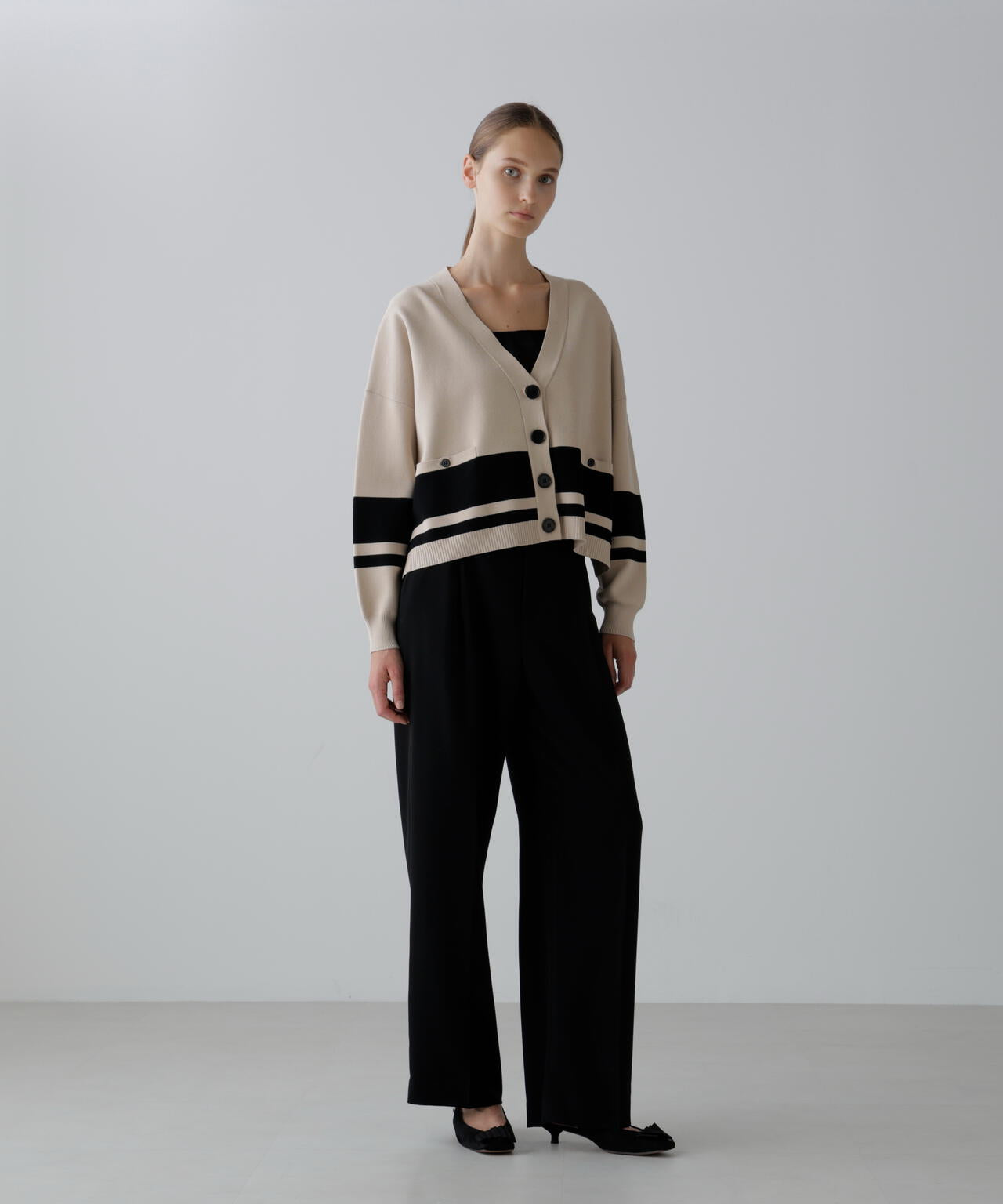 美品】Apartment Threeカシミアブレンドカーディガン Apartment Three